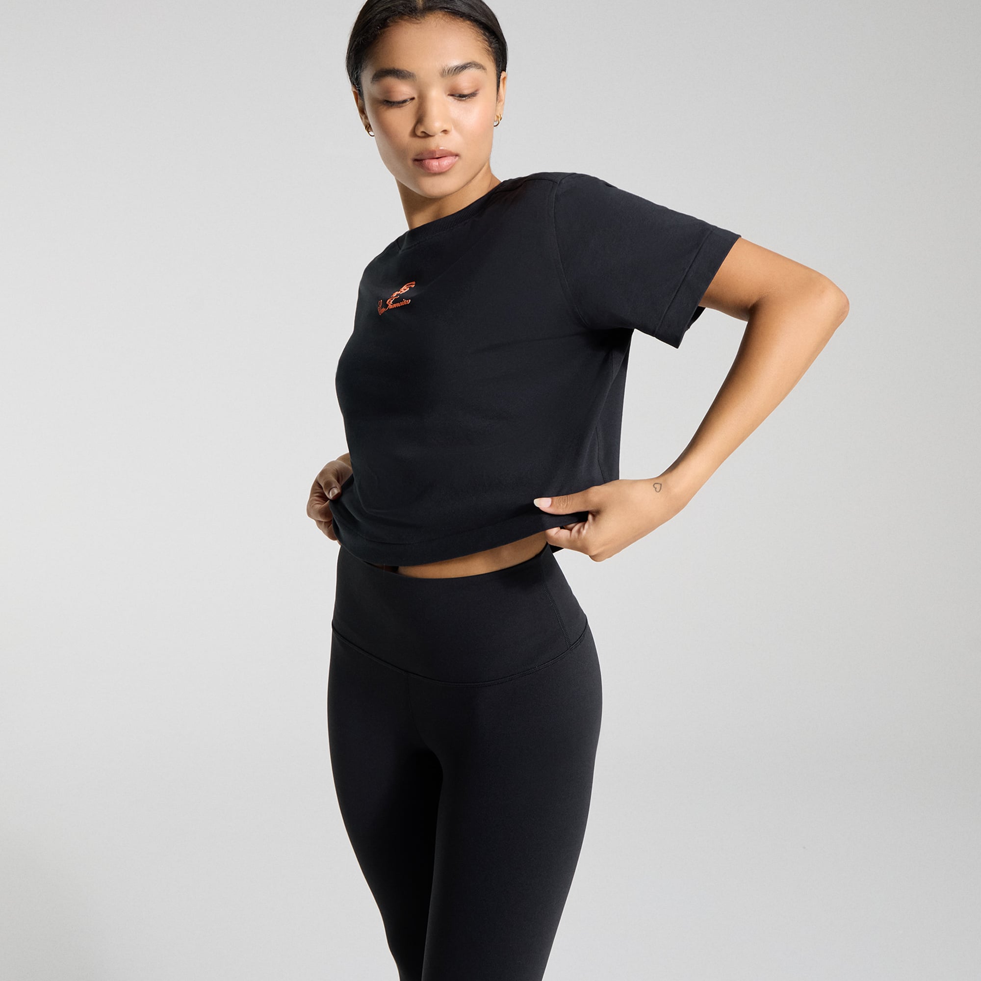 Pantalon taille haute Align™ noir pour femme de lululemon, motif des Giants San Francisco, 25 pouces