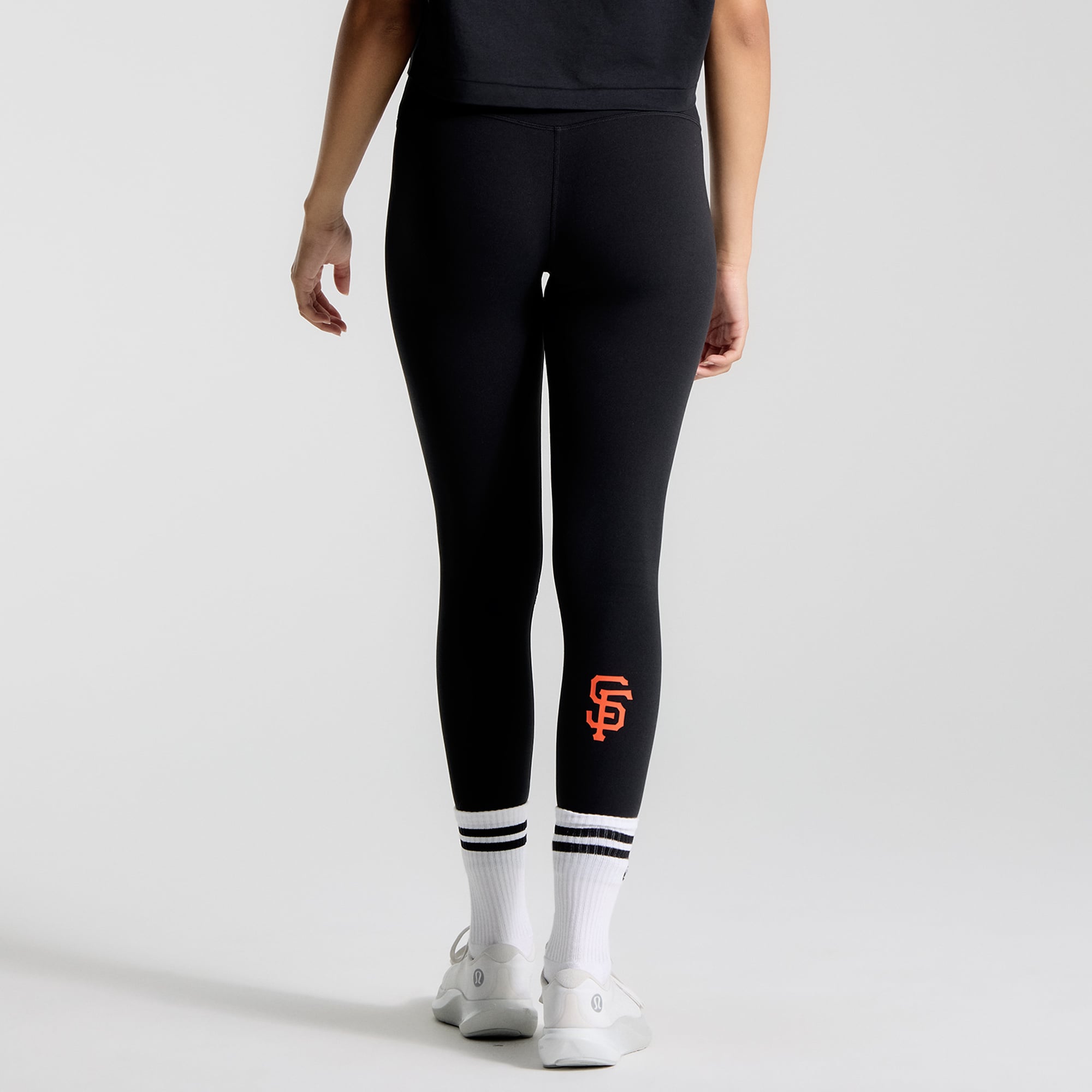 Pantalon taille haute Align™ noir pour femme de lululemon, motif des Giants San Francisco, 25 pouces