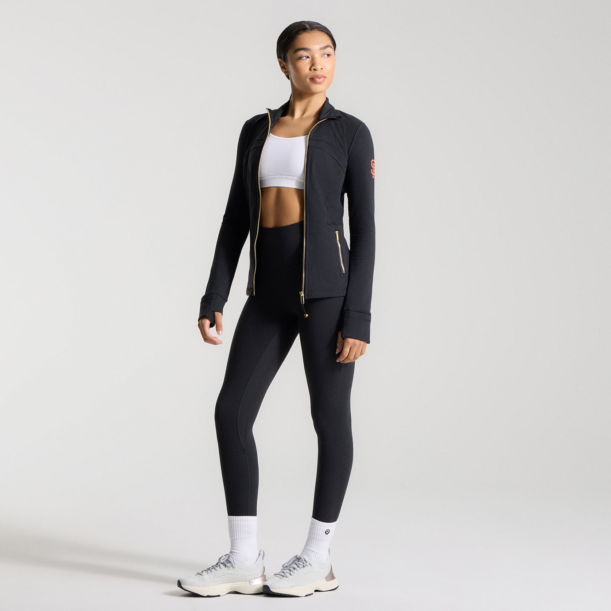 Veste Define noire pour femme de lululemon, modèle San Francisco Giants *Luon™