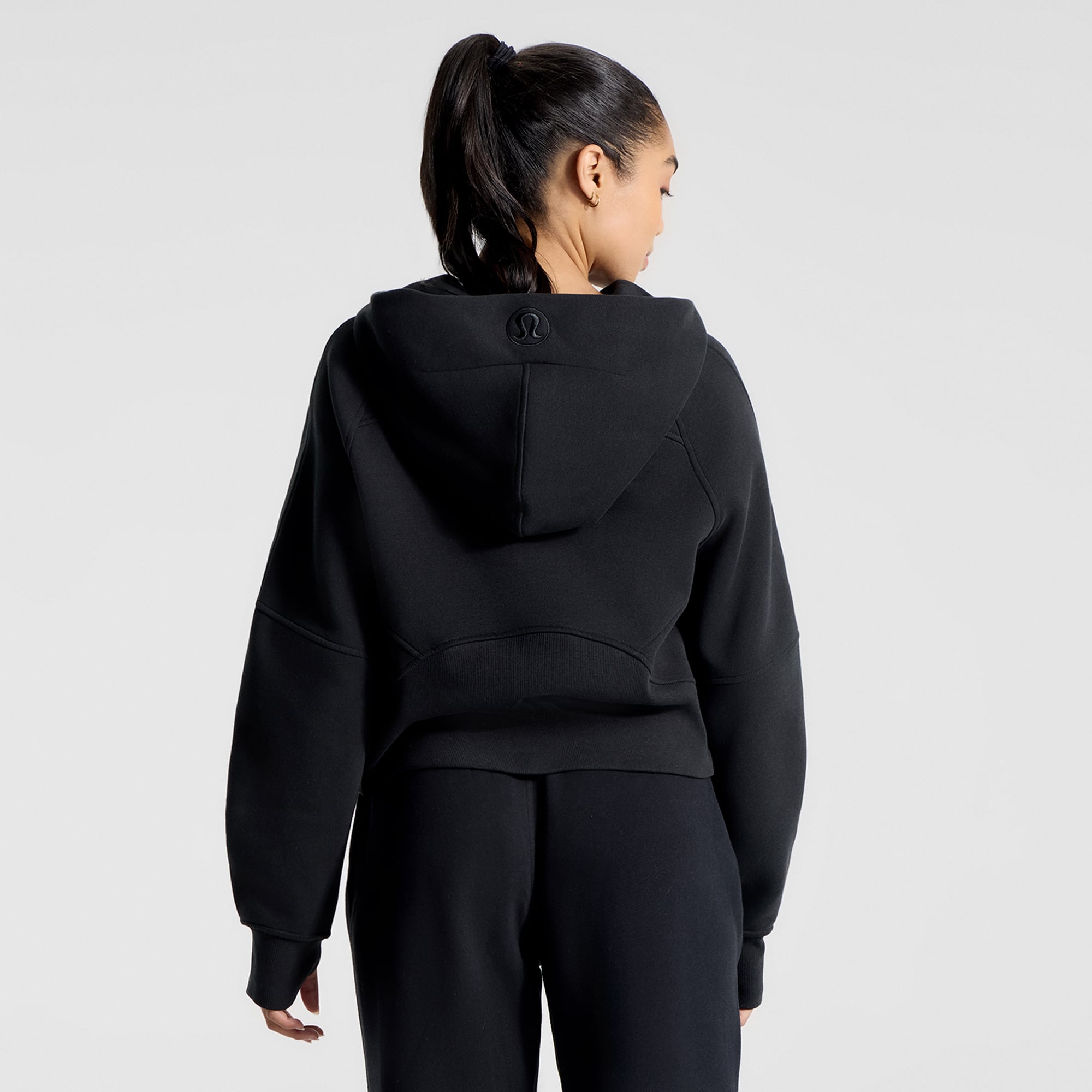 Sweat à capuche zippé oversize demi-hauteur lululemon Light Ivory San Francisco Giants pour femme