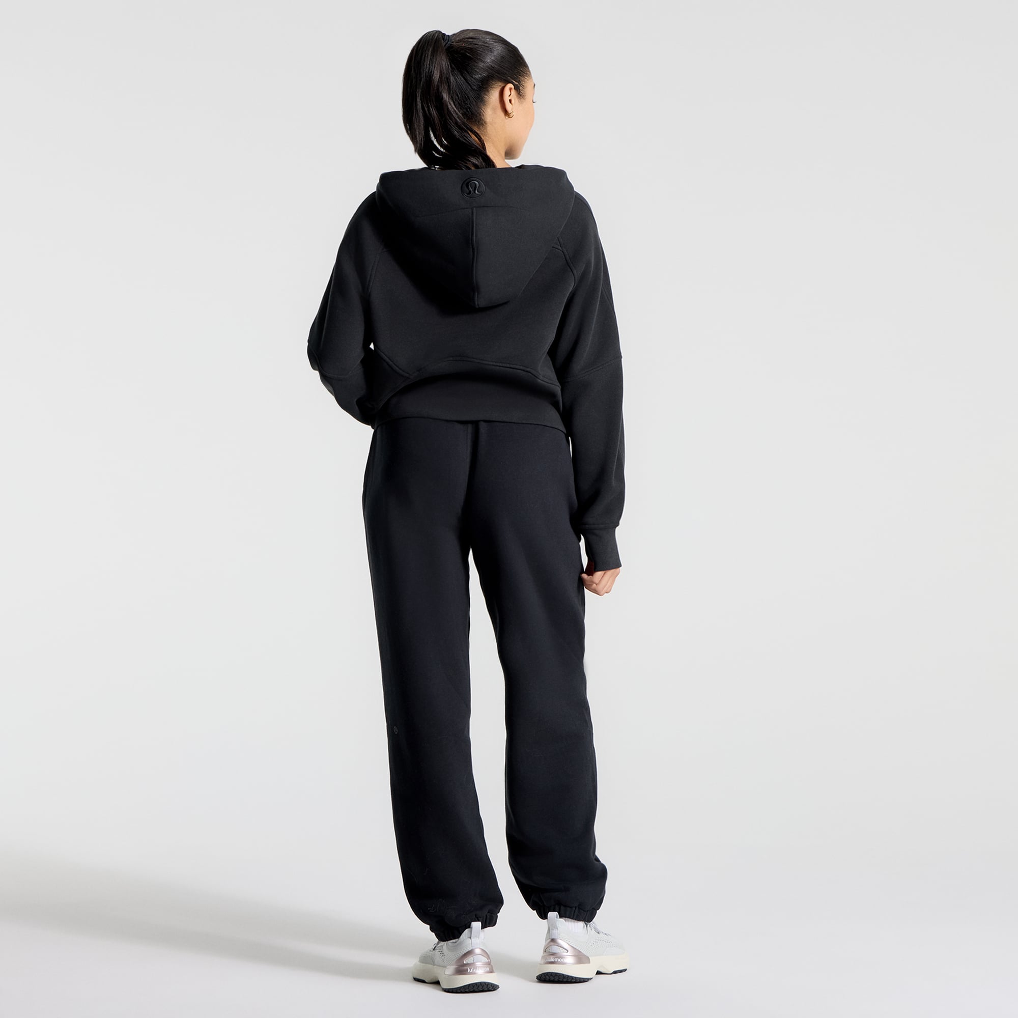 Sweat à capuche zippé oversize demi-hauteur lululemon Light Ivory San Francisco Giants pour femme