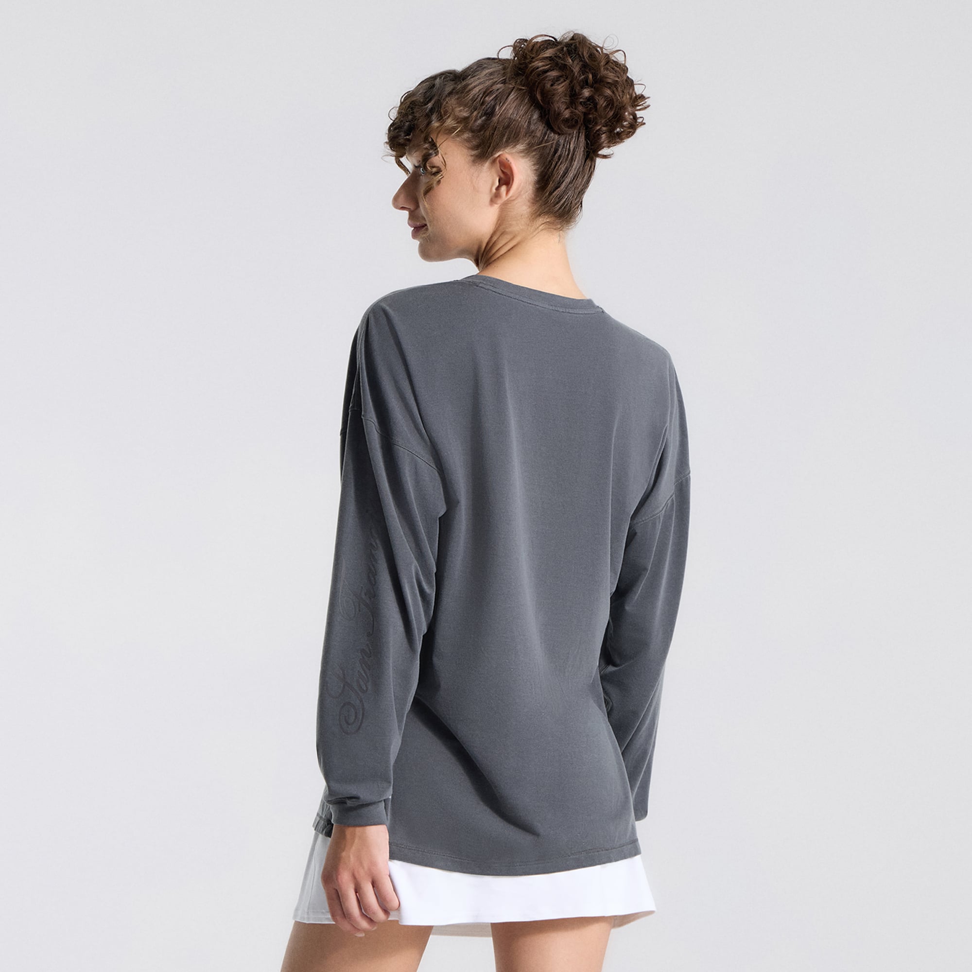 T-shirt à manches longues EasySet Relaxed-Fit gris San Francisco Giants de lululemon pour femme