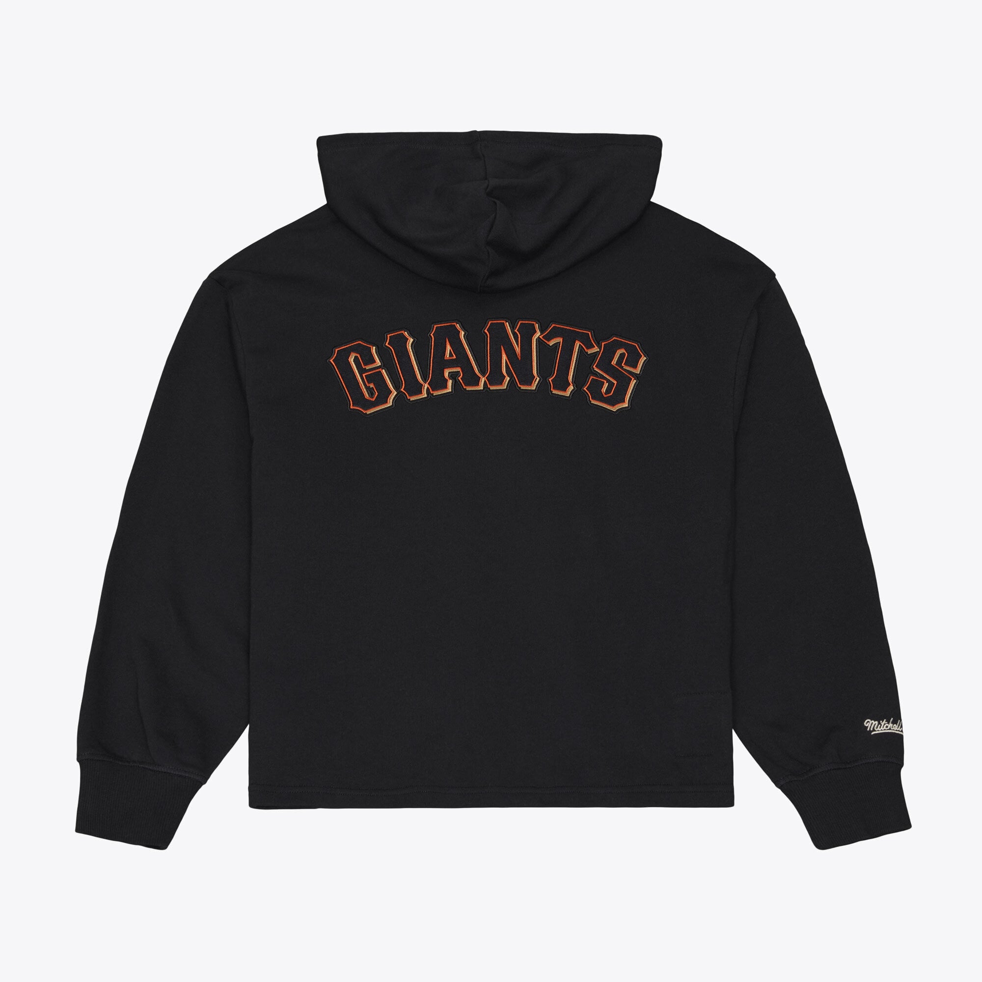 Sweat à capuche Mitchell & Ness noir pour femme, style rétro San Francisco Giants