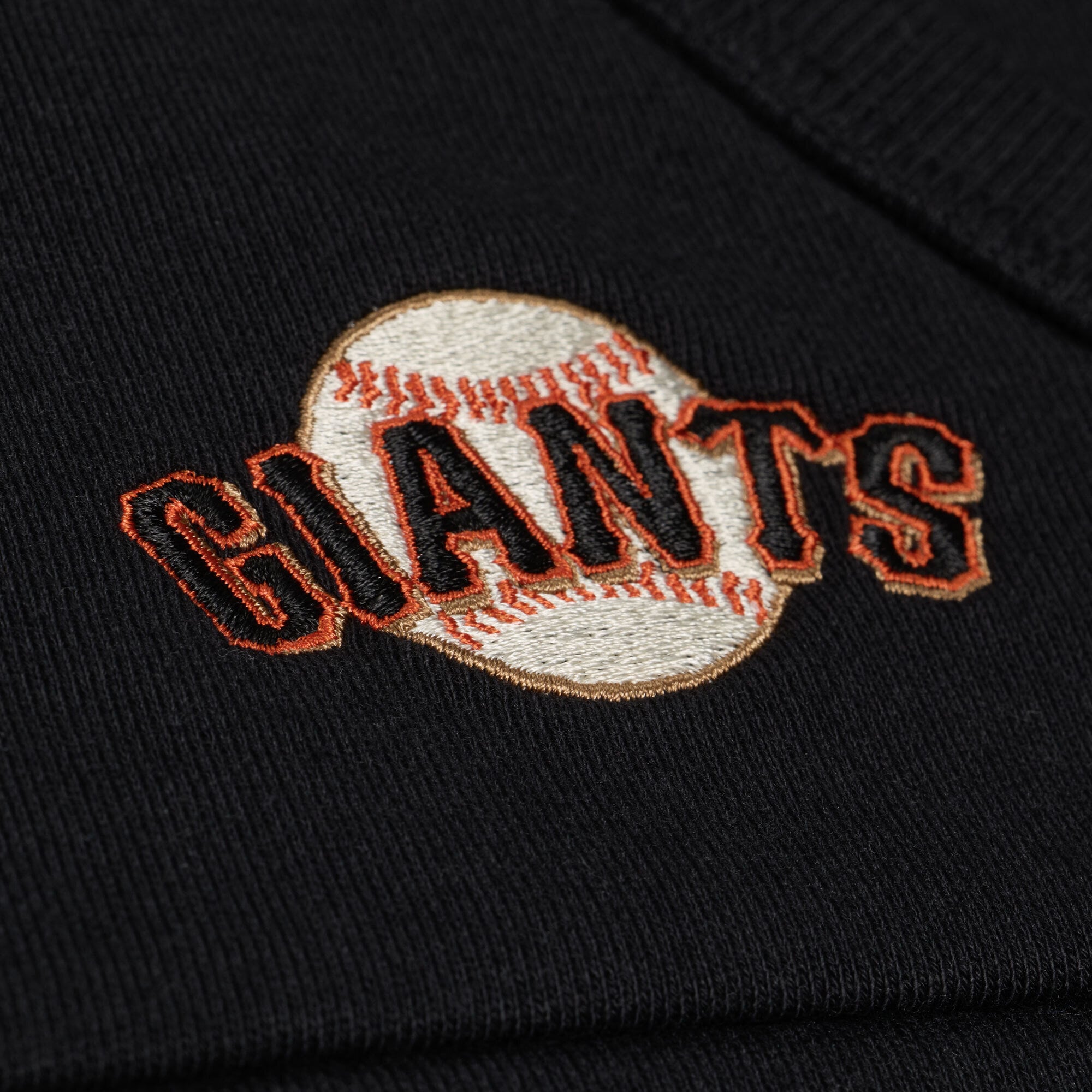 Sweat à capuche Mitchell & Ness noir pour femme, style rétro San Francisco Giants