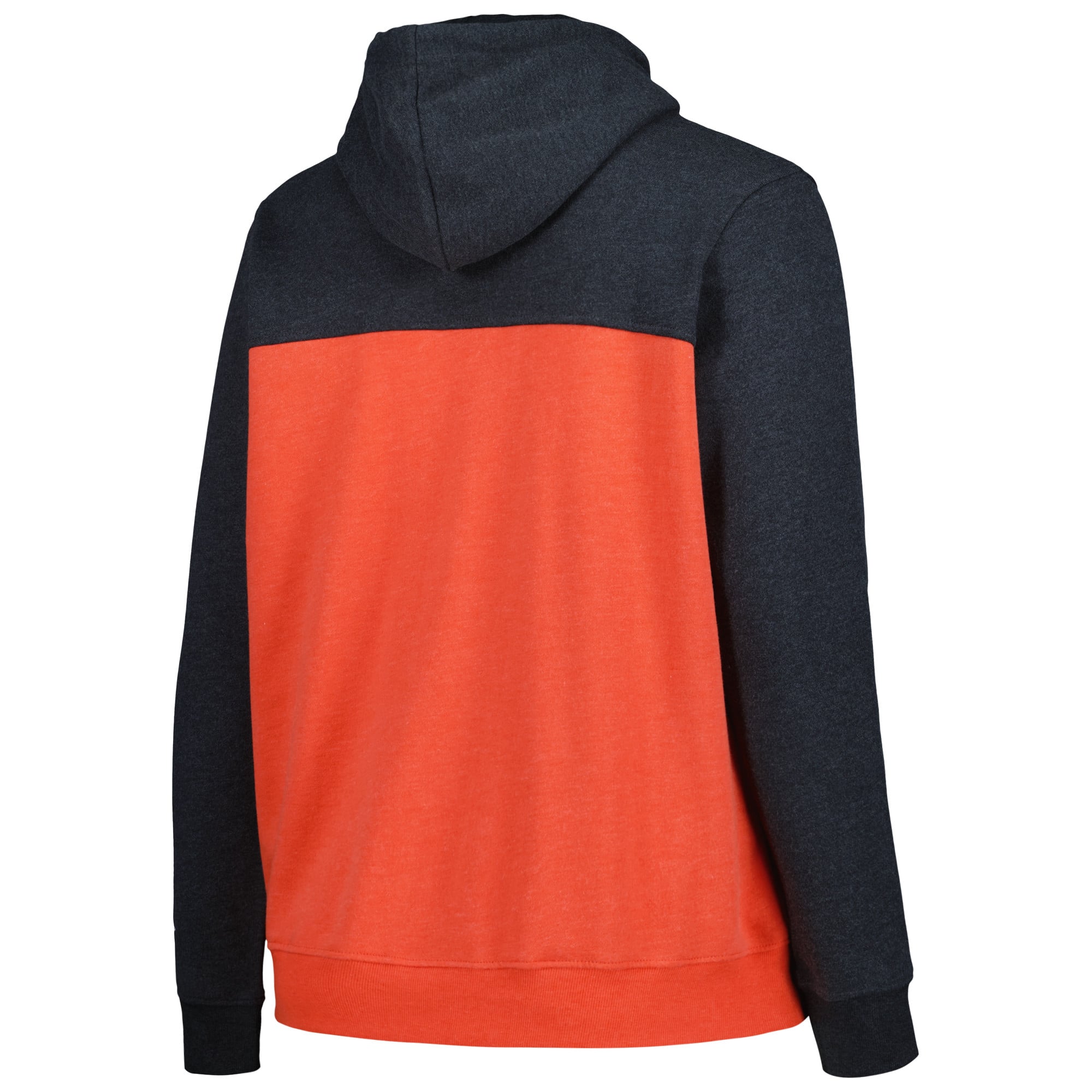 Sweat à capuche entièrement zippé avec blocs de couleur grande taille New Era pour femme, noir, San Francisco Giants