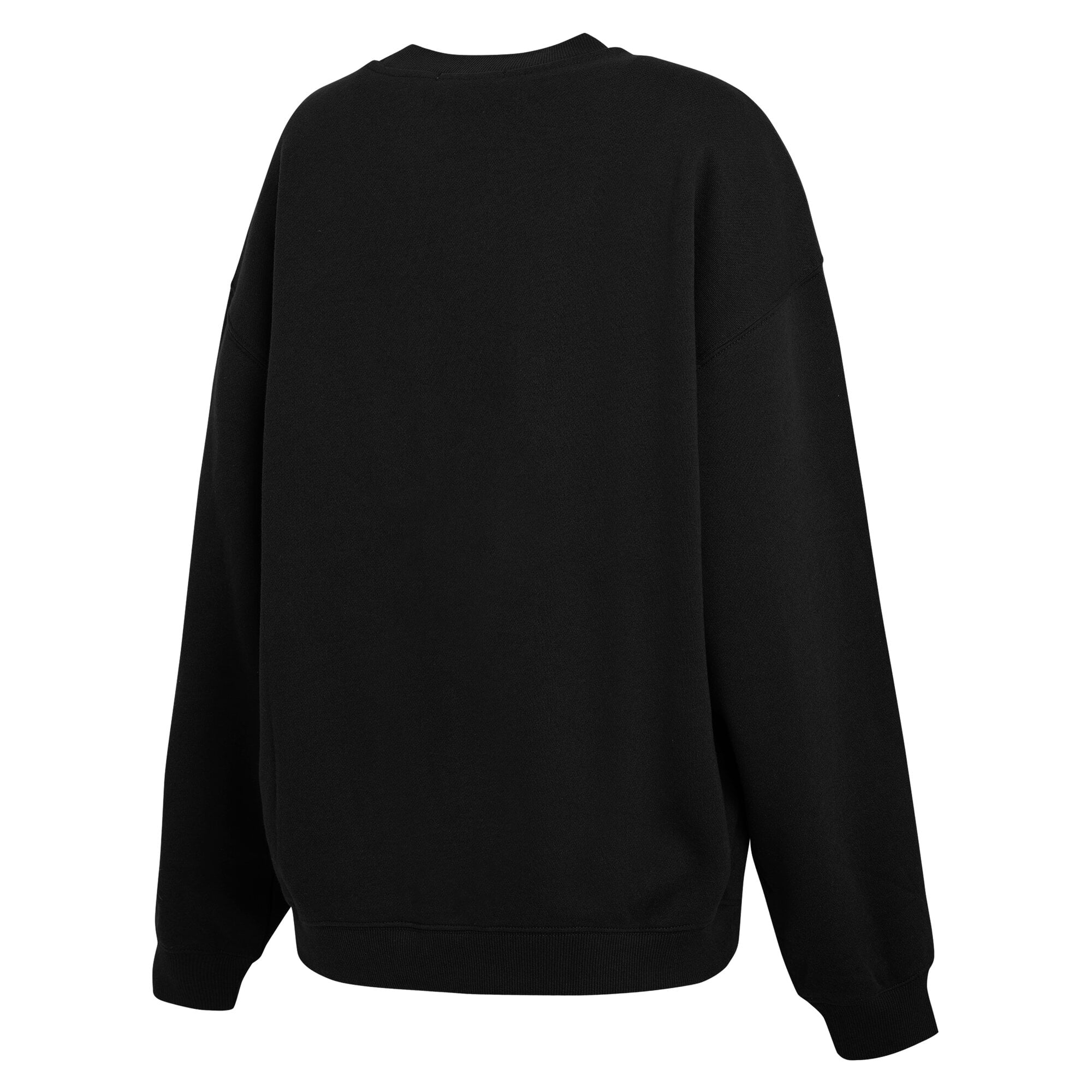 Women's WEAR by Erin Andrews Black San Francisco Giants Oversized Team Fleece Sweatshirt