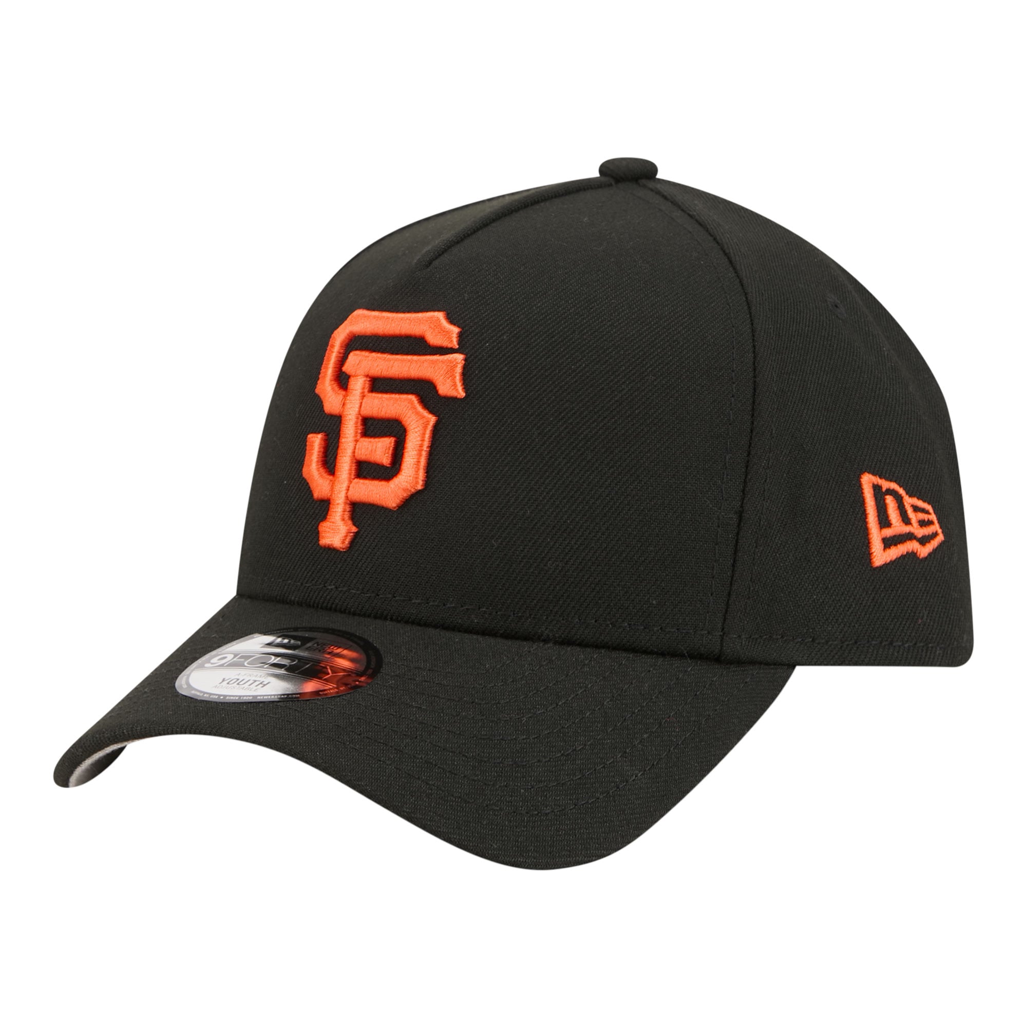 Casquette ajustable New Era noire San Francisco Giants 9FORTY pour jeunes