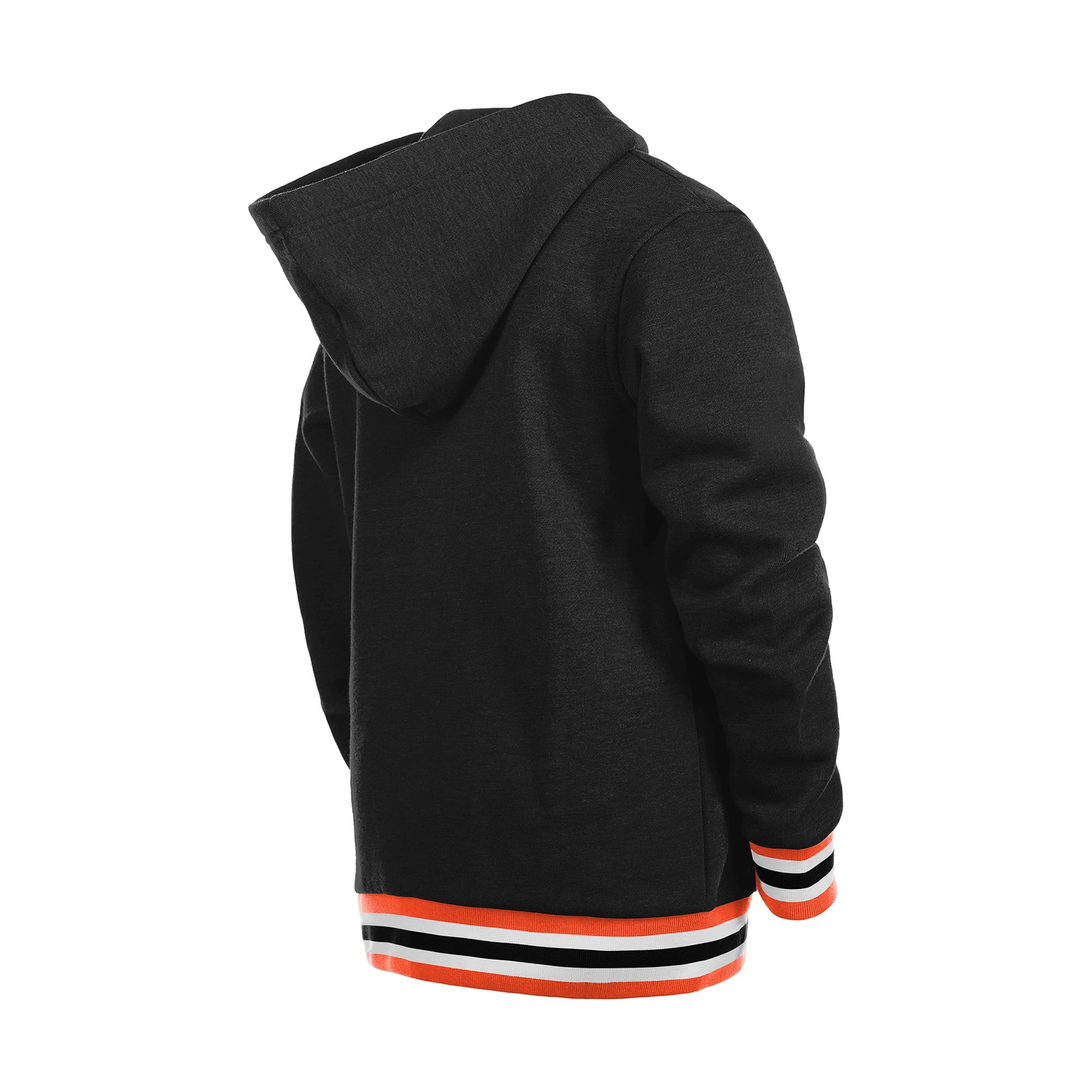 Sweat à capuche New Era noir San Francisco Giants pour jeunes, finitions en maille.