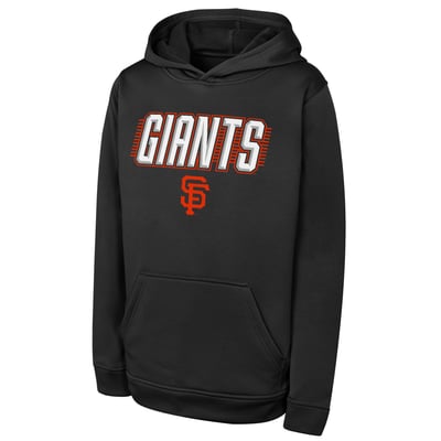 San Francisco Giants Outerstuff Youth Sack Party Performance Hoodie - Black