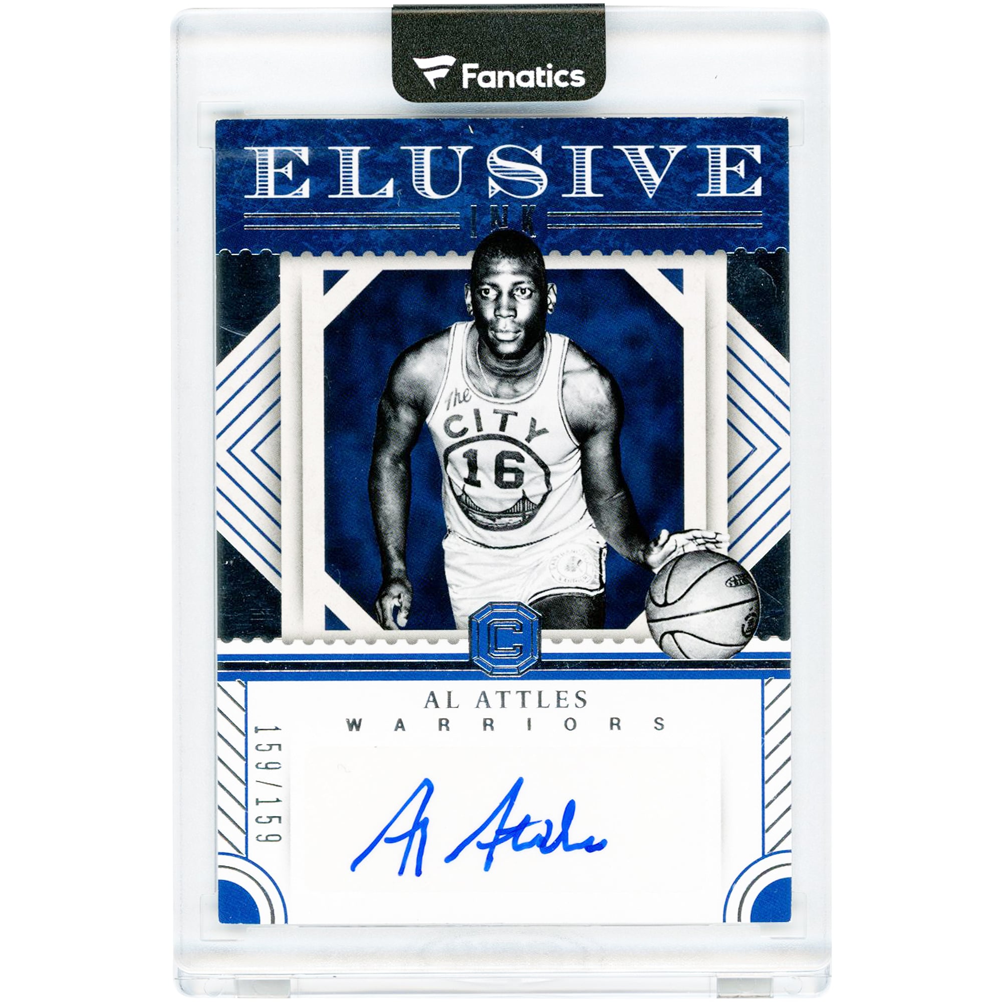 Al Attles San Francisco Warriors Autographed 2017-18 Panini Cornerstones Elusive Ink #EI-9 #159/159 Card