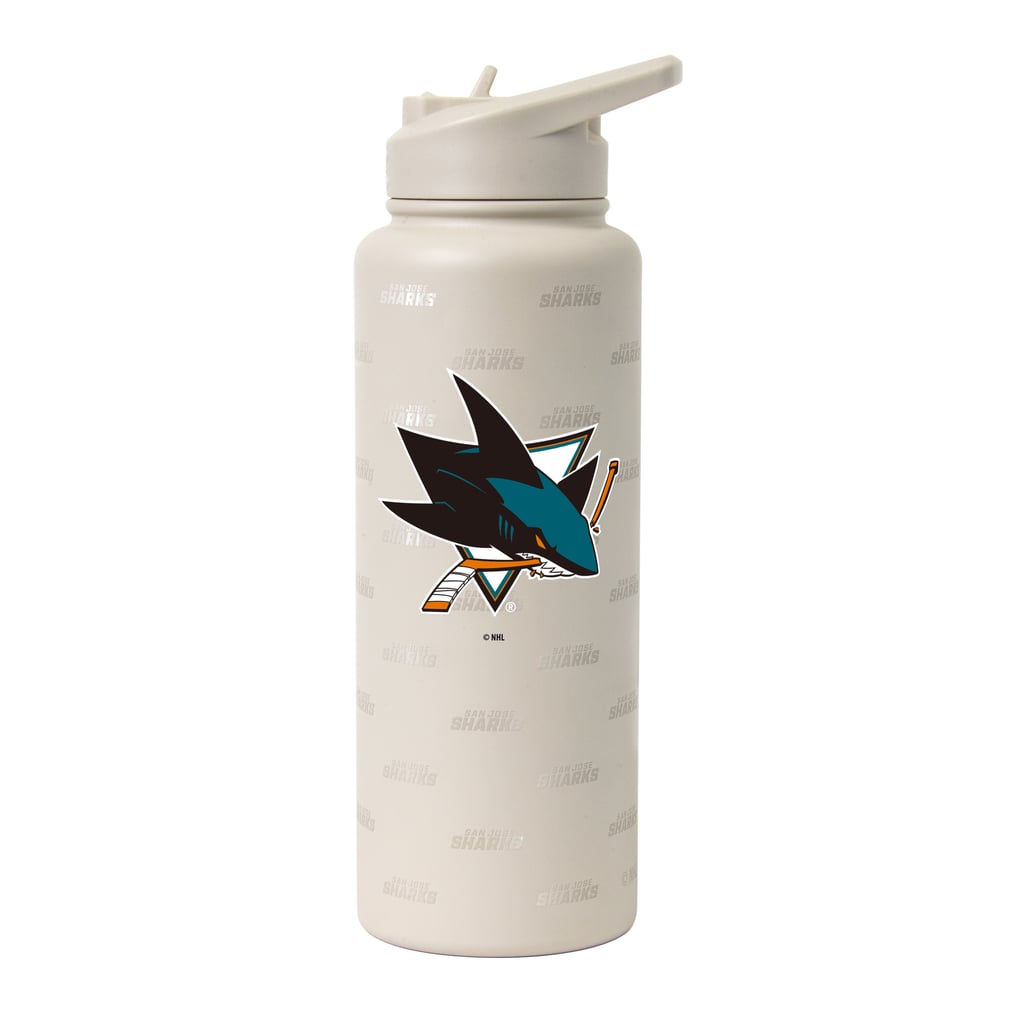 San Jose Sharks Logo Brands 34oz. Sand Ghost Quencher Bottle