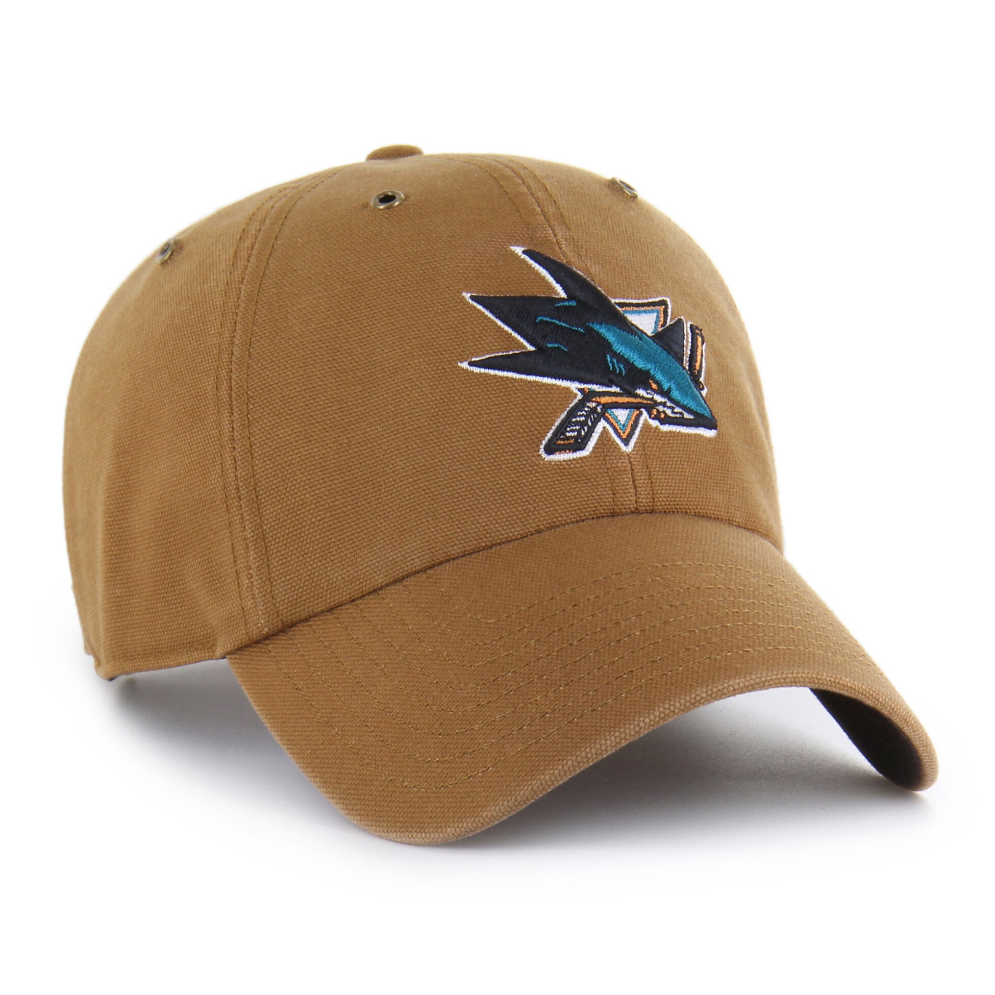 Men's Carhartt x '47 Brown San Jose Sharks Clean Up Adjustable Hat