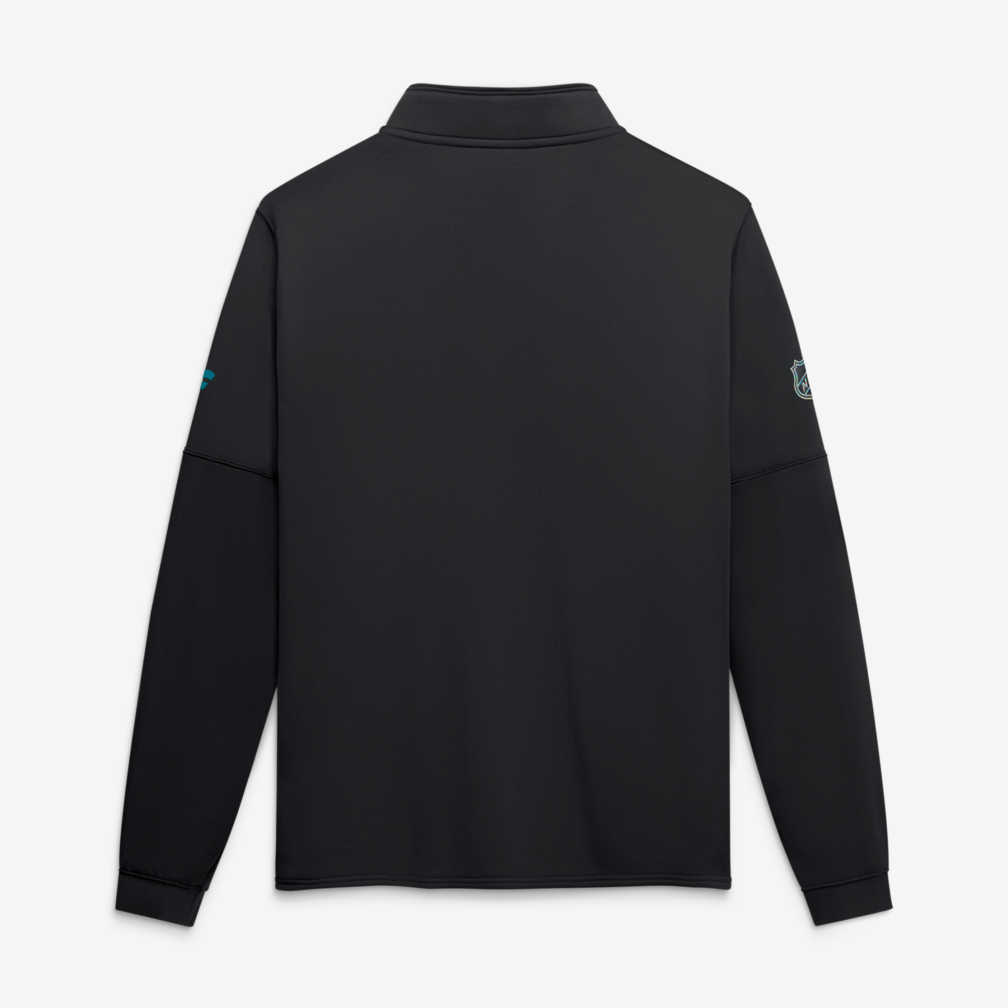 Men's Fanatics Black San Jose Sharks Authentic Pro Rink Fleece Full-Zip Jacket