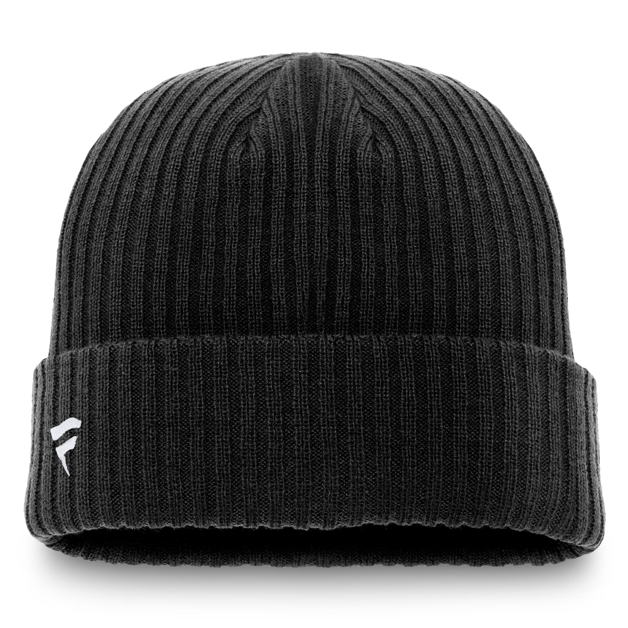 Men's Fanatics Black San Jose Sharks Core Primary Logo Cuffed Knit Hat