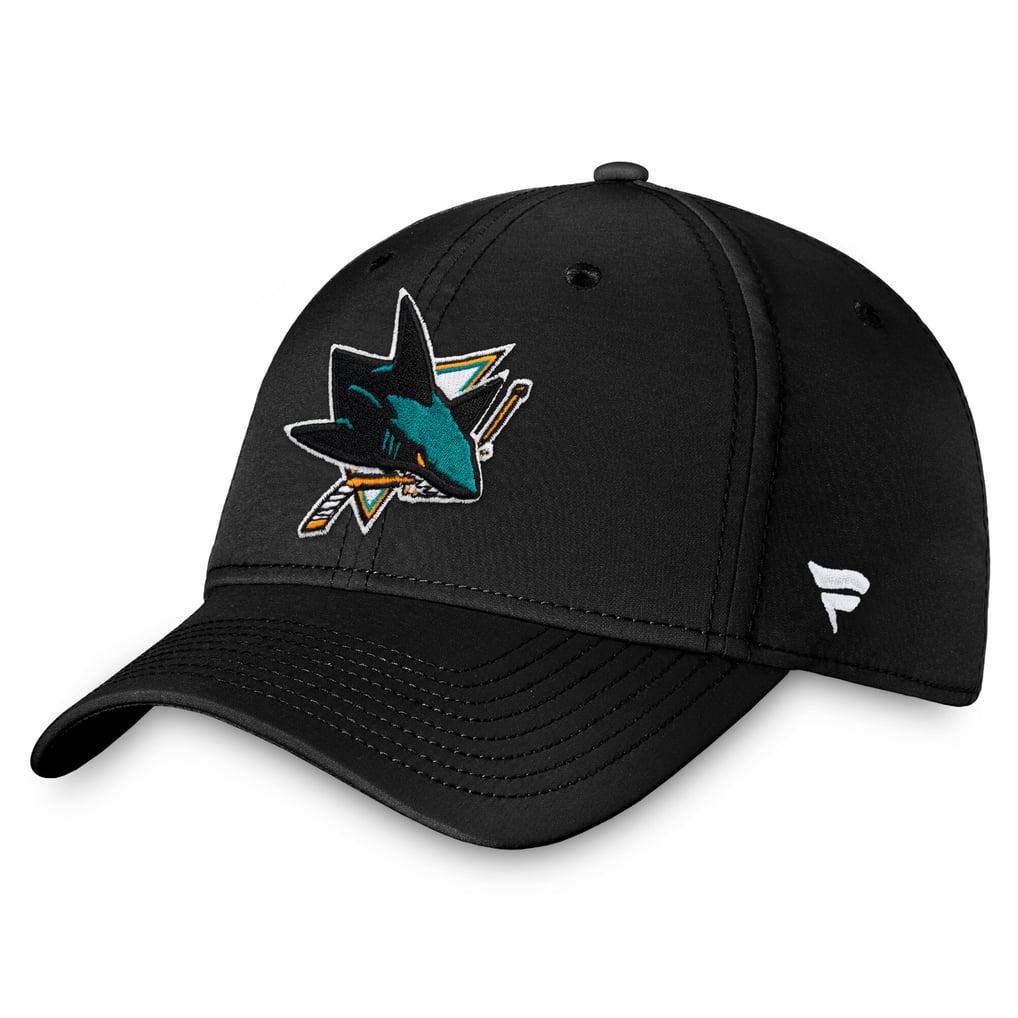 Men's San Jose Sharks Fanatics Black Core Primary Logo Flex Hat