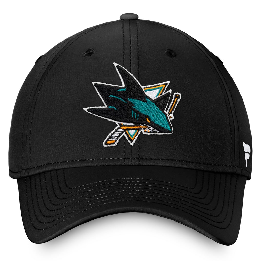 Men's San Jose Sharks Fanatics Black Core Primary Logo Flex Hat