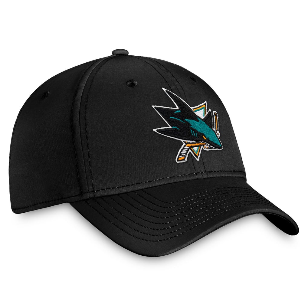 Men's San Jose Sharks Fanatics Black Core Primary Logo Flex Hat