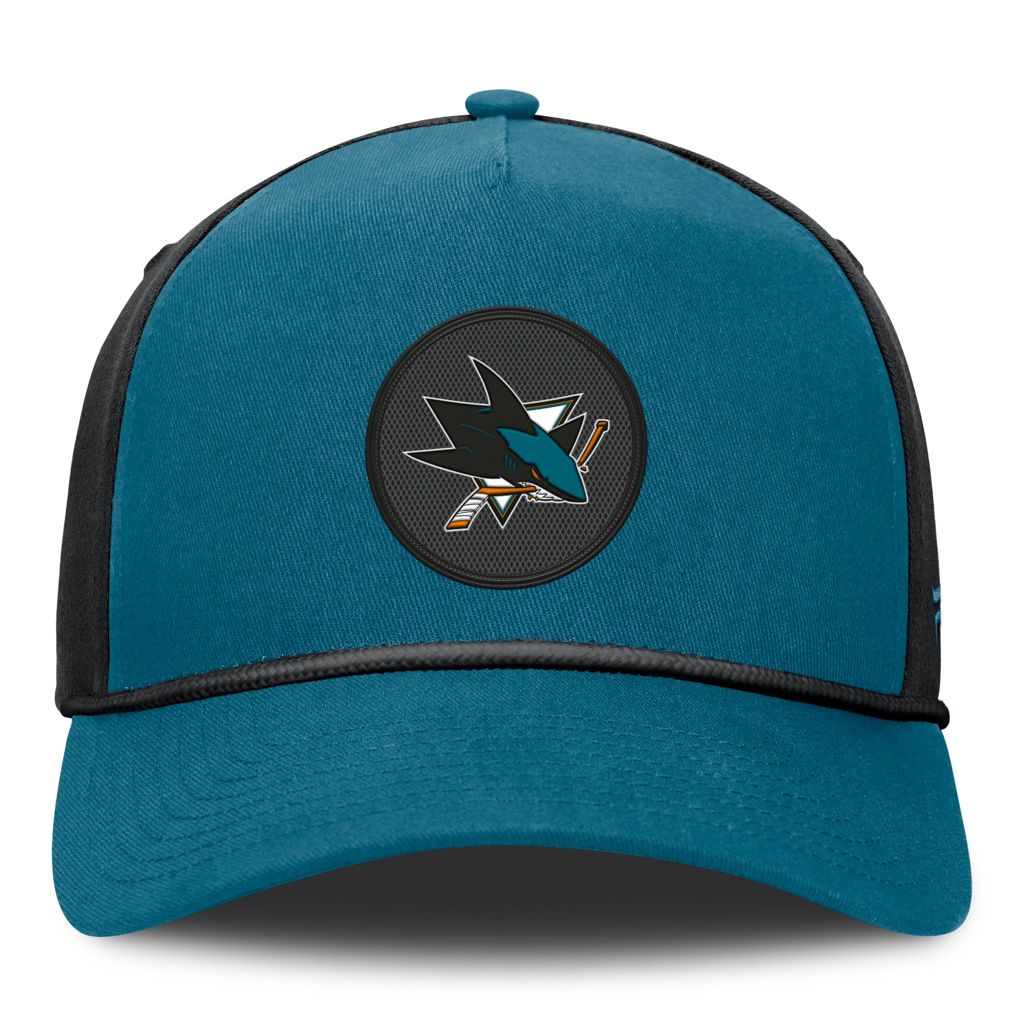 Men's Fanatics Teal San Jose Sharks Authentic Pro Rink A-Frame Adjustable Hat