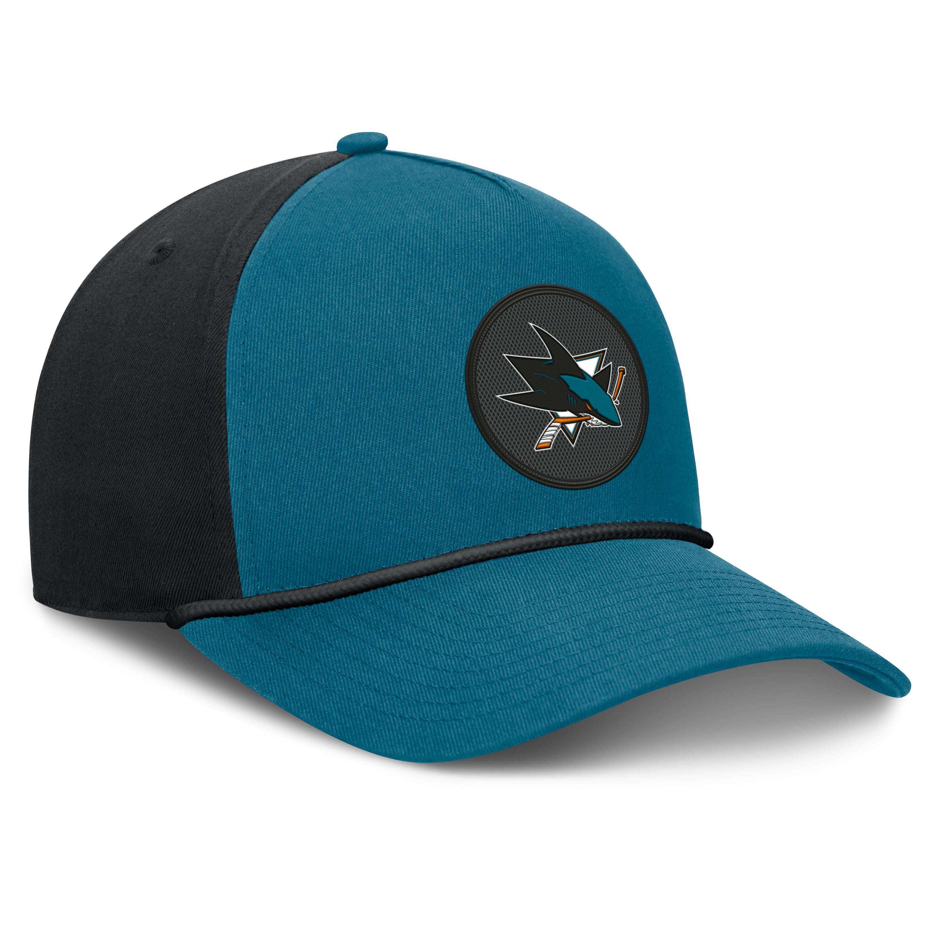 Men's Fanatics Teal San Jose Sharks Authentic Pro Rink A-Frame Adjustable Hat