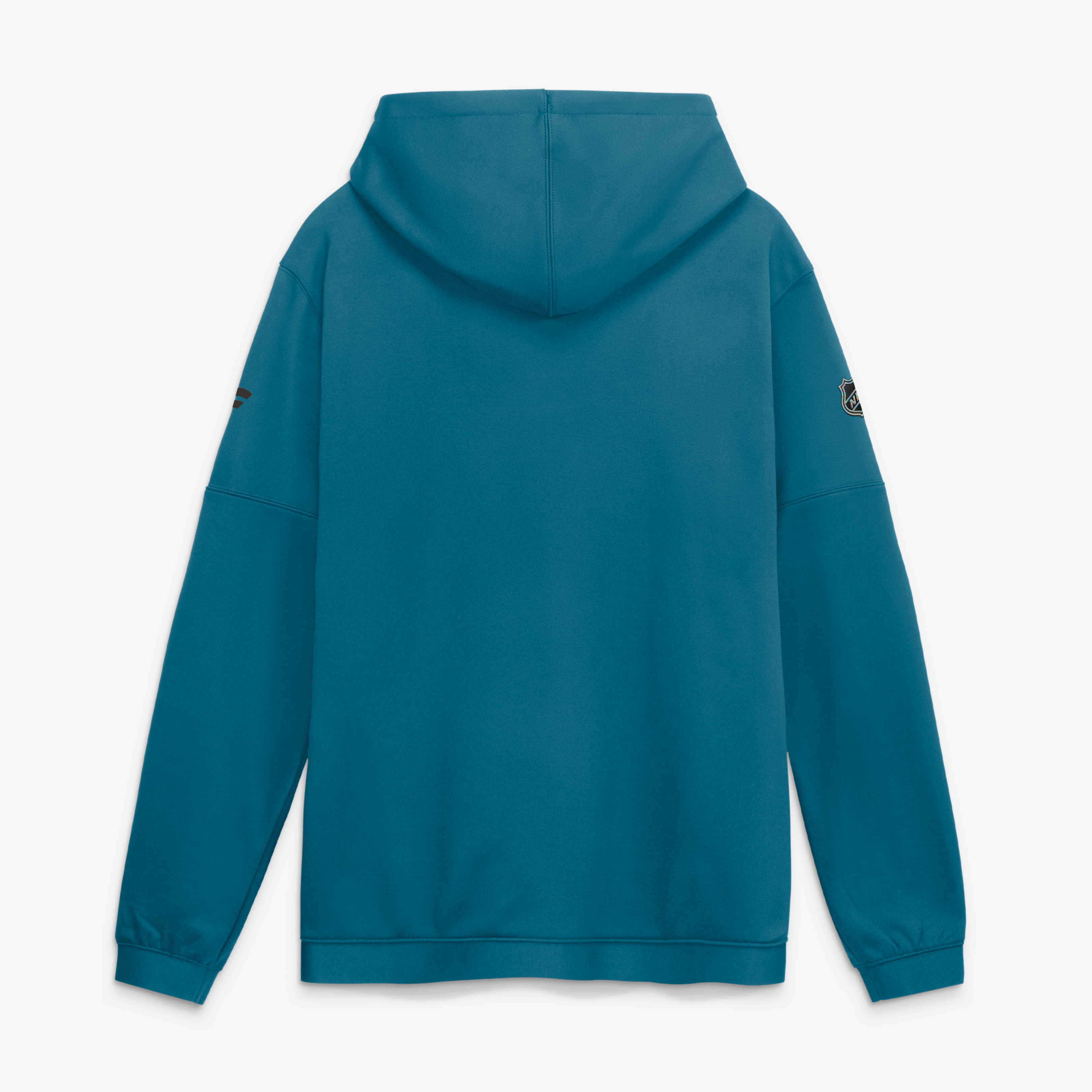 Men's Fanatics Teal San Jose Sharks Authentic Pro Rink Fleece Pullover Hoodie