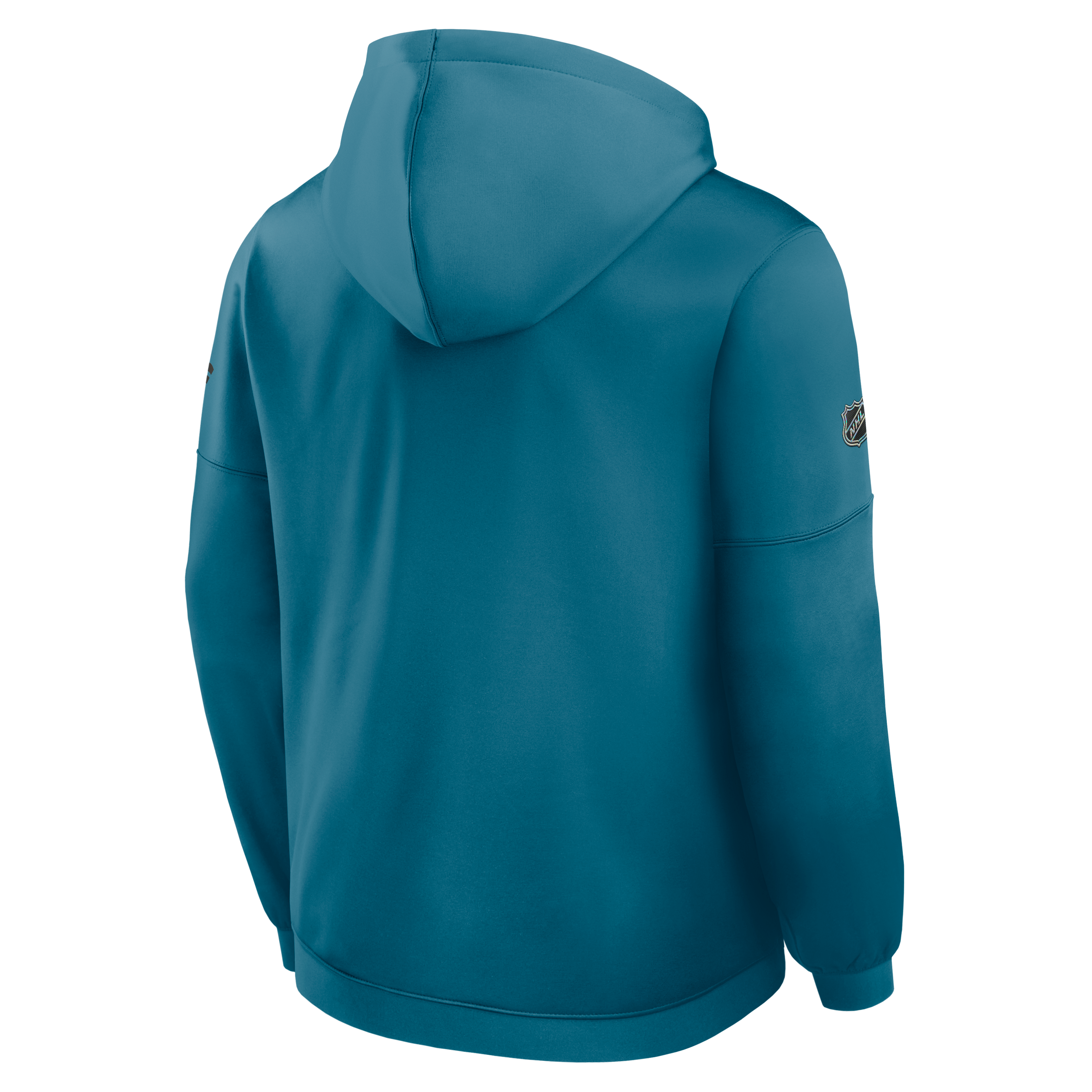 Men's Fanatics Teal San Jose Sharks Authentic Pro Rink Fleece Pullover Hoodie