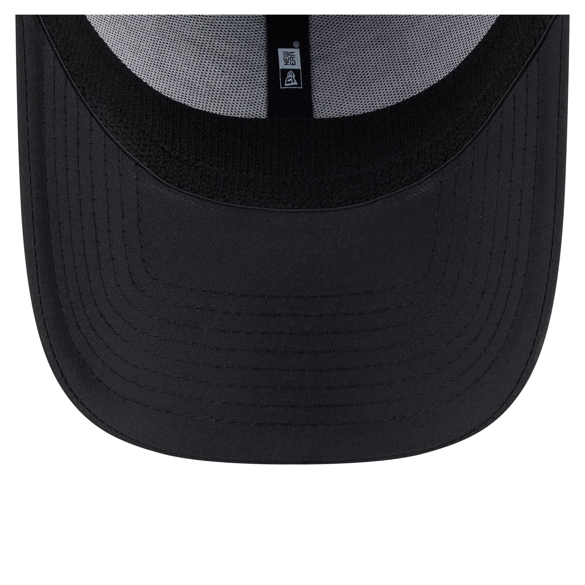Men's New Era  Black San Jose Sharks Blackout 39THIRTY Stretch Hat