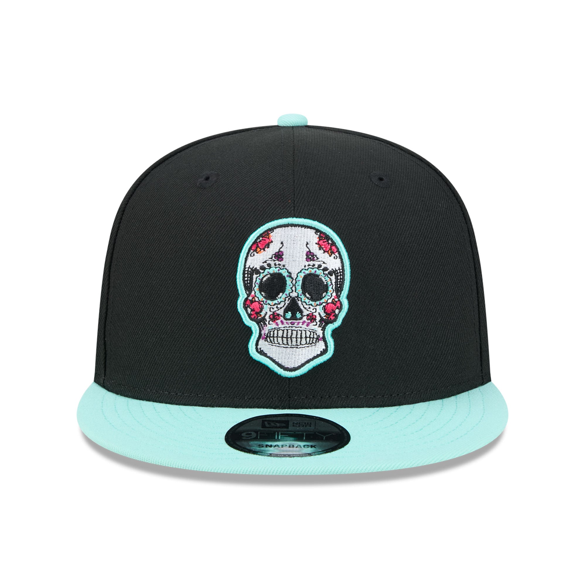 Casquette Snapback 9FIFTY Dia De Los Muertos New Era pour hommes, noire, San Jose Sharks