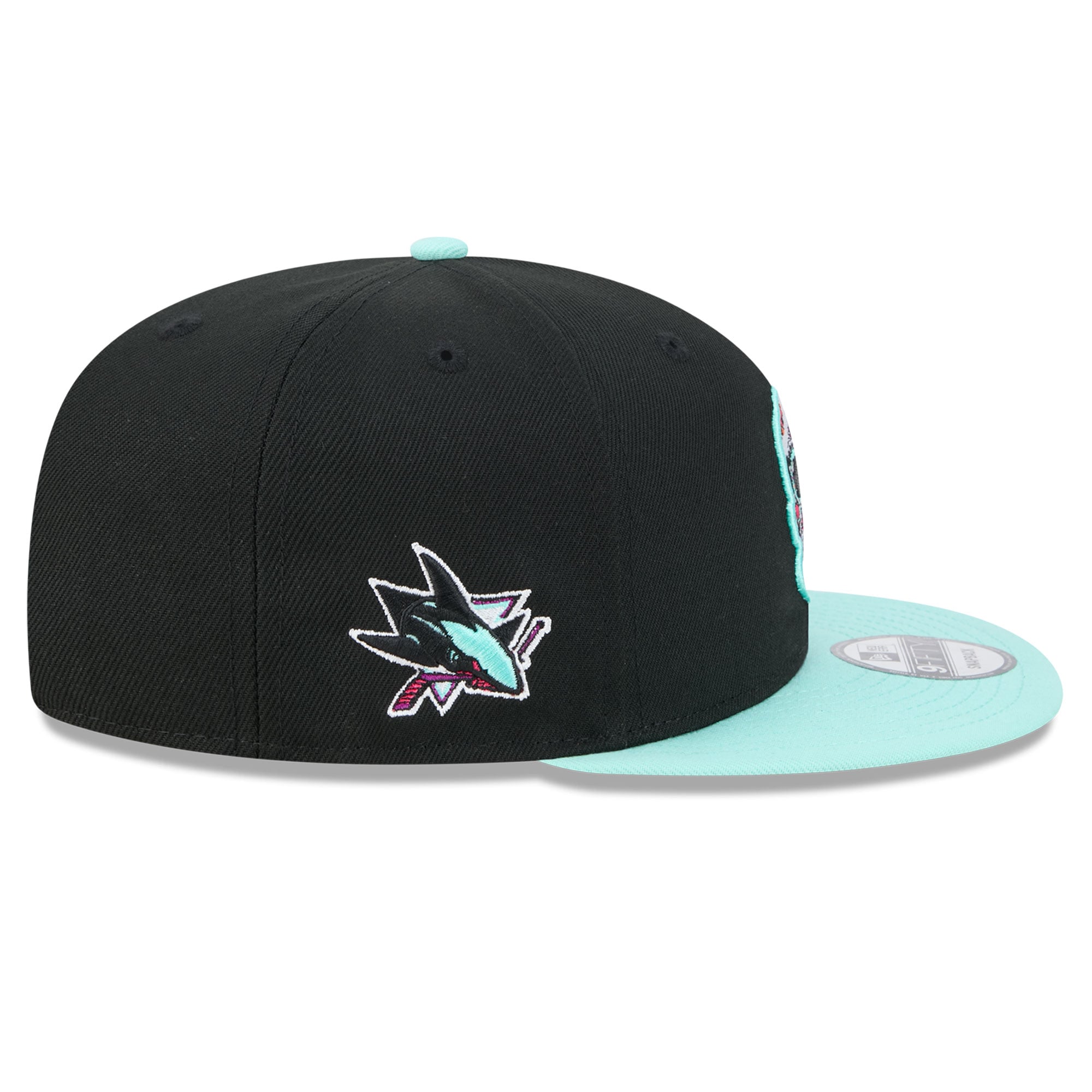 Casquette Snapback 9FIFTY Dia De Los Muertos New Era pour hommes, noire, San Jose Sharks
