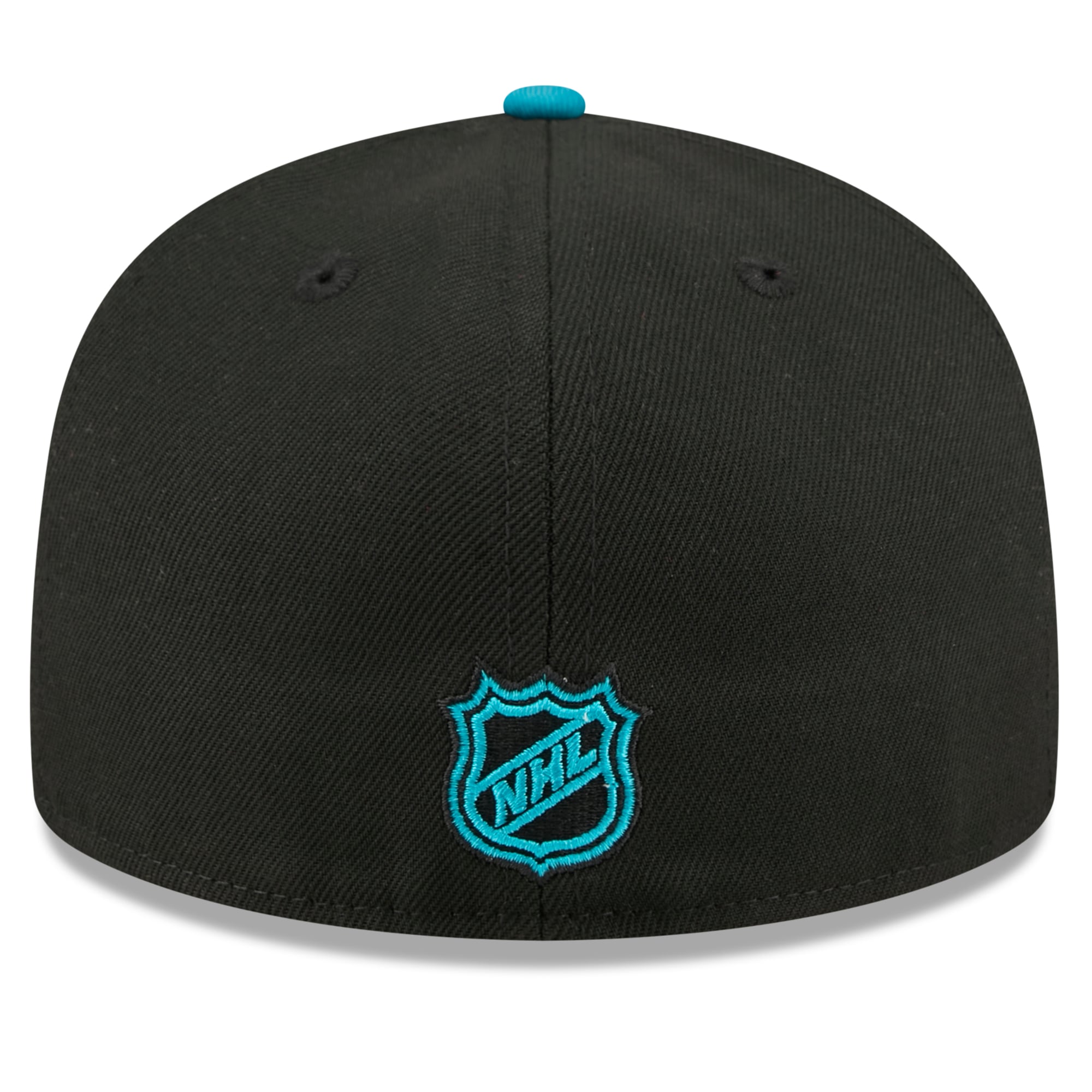 Casquette ajustée New Era 59FIFTY noire et turquoise San Jose Sharks Dia De Los Muertos pour homme
