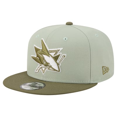 San Jose Sharks New Era Color Pack 9FIFTY Snapback Hat - Sage Green/Olive