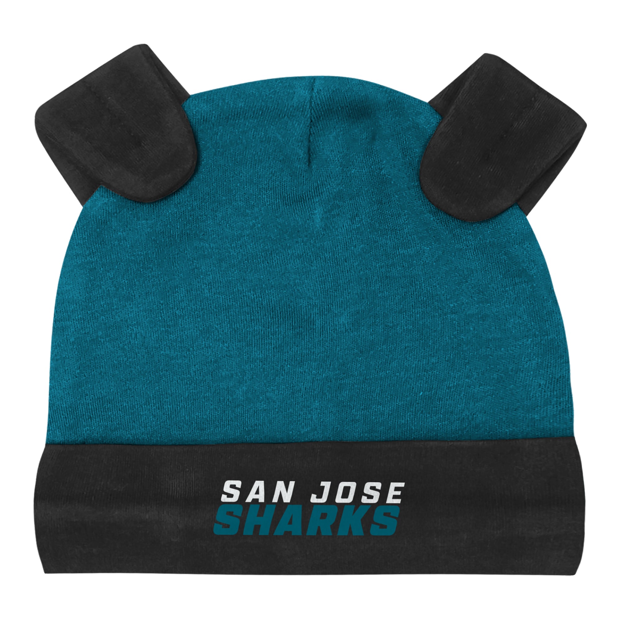 Newborn Outerstuff  Heathered Bone San Jose Sharks Huddles and Giggles Three-Piece Set