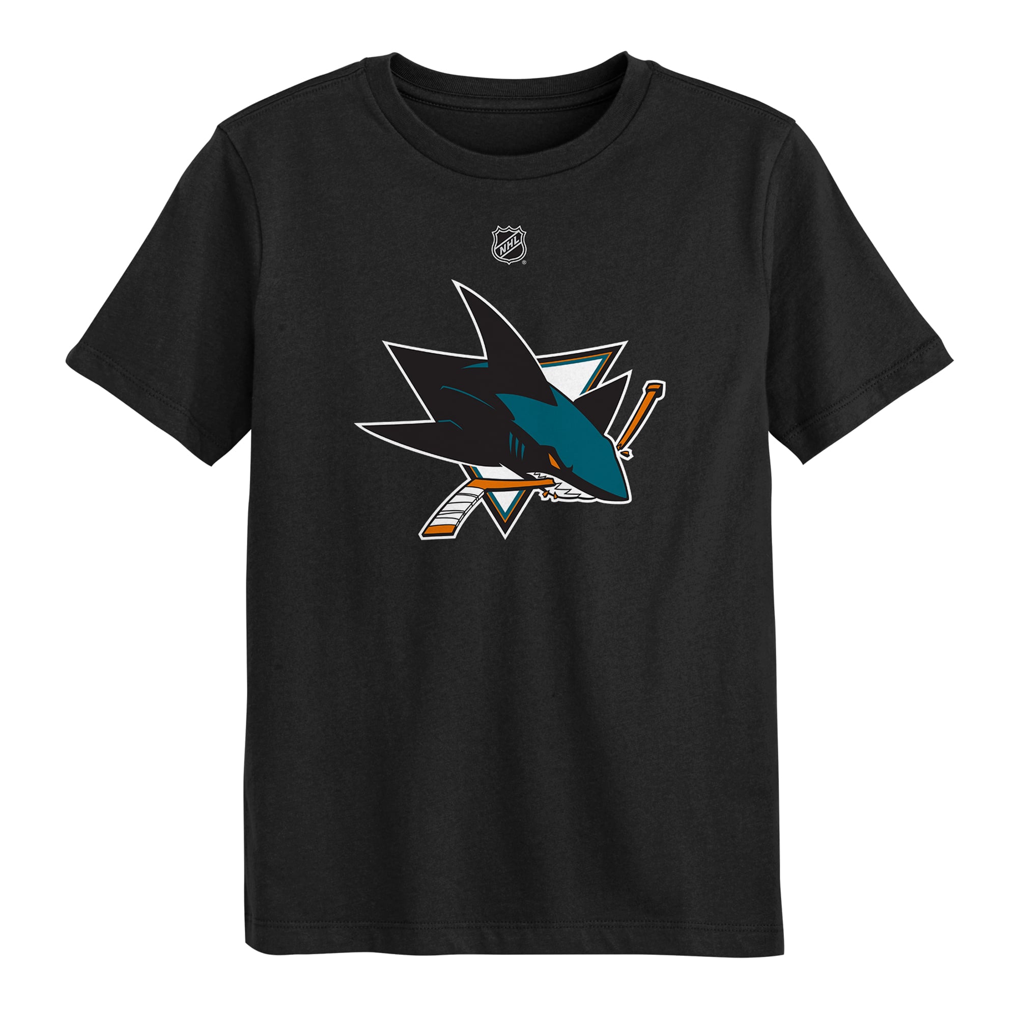 Preschool Outerstuff Black San Jose Sharks Primary Logo T-Shirt