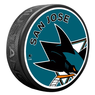 San Jose Sharks Icon Hockey Puck