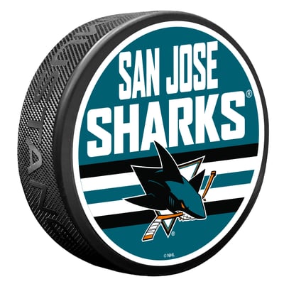 San Jose Sharks Shout Hockey Puck