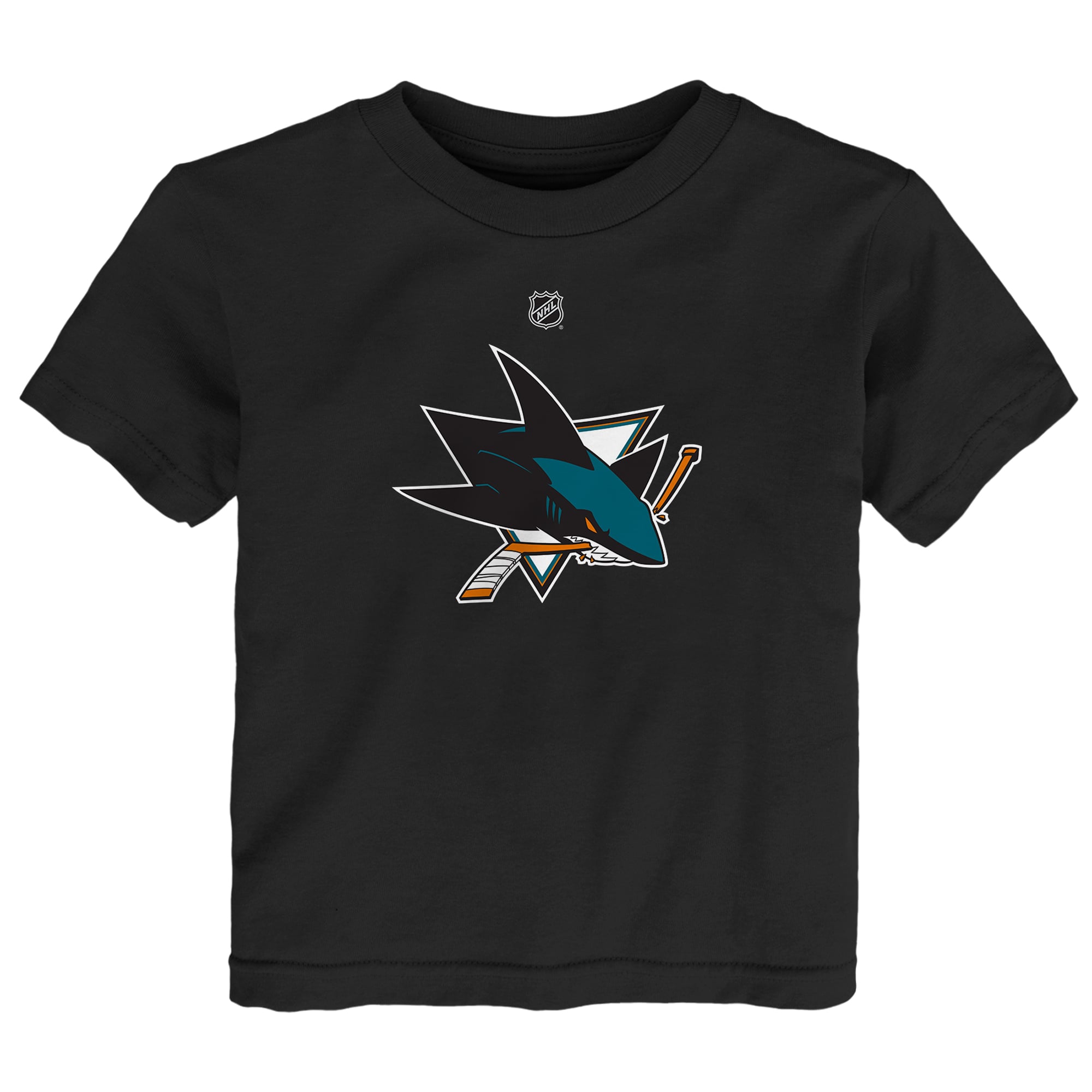 Toddler Outerstuff  Black San Jose Sharks Primary Logo T-Shirt