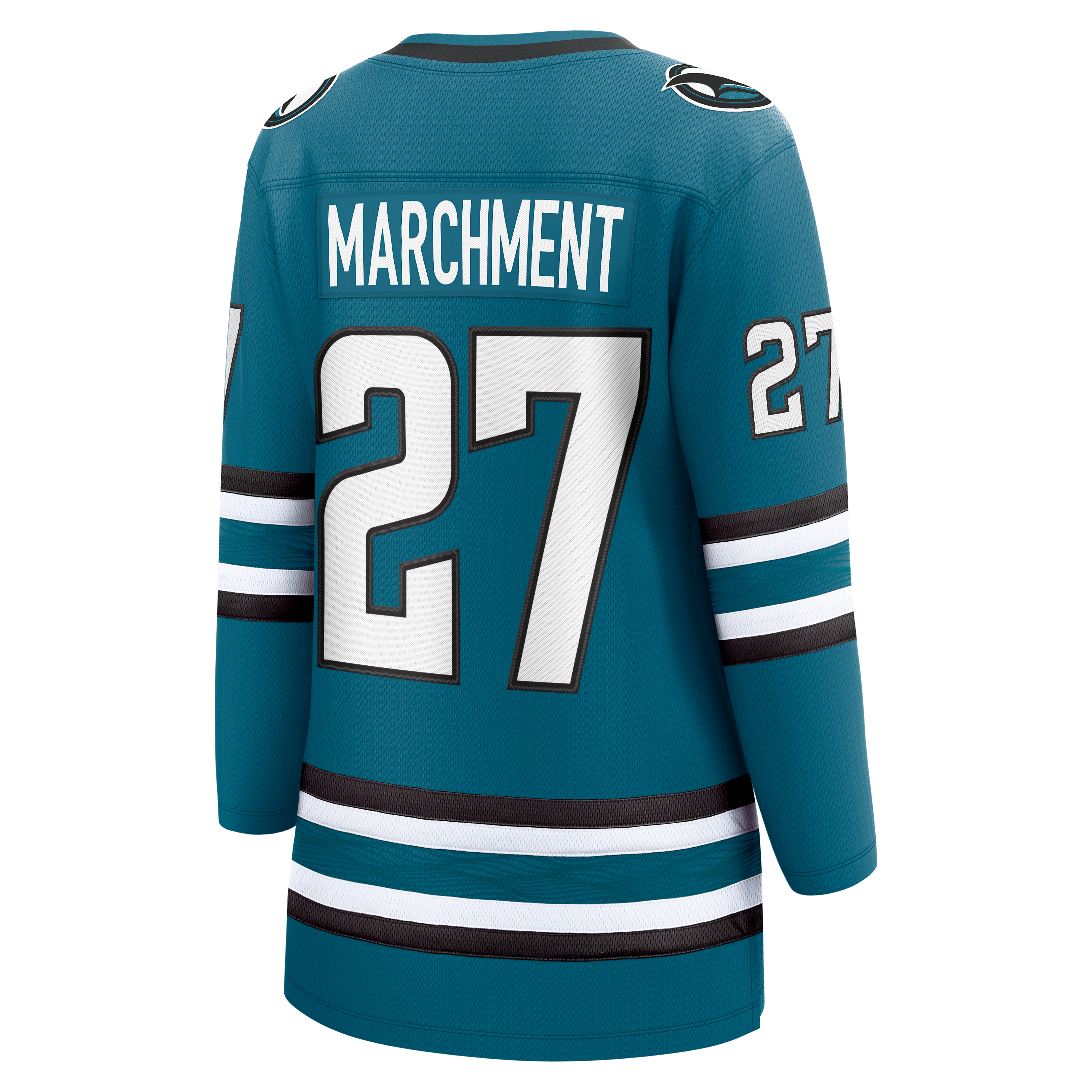 Maillot domicile Breakaway Mason Marchment sarcelle des Sharks de San Jose pour femmes (Fanatics)