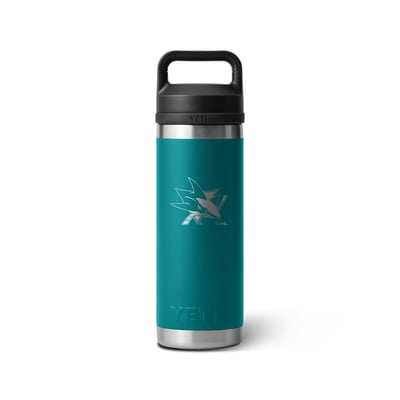 San Jose Sharks  YETI 18oz. Rambler Chug Water Bottle