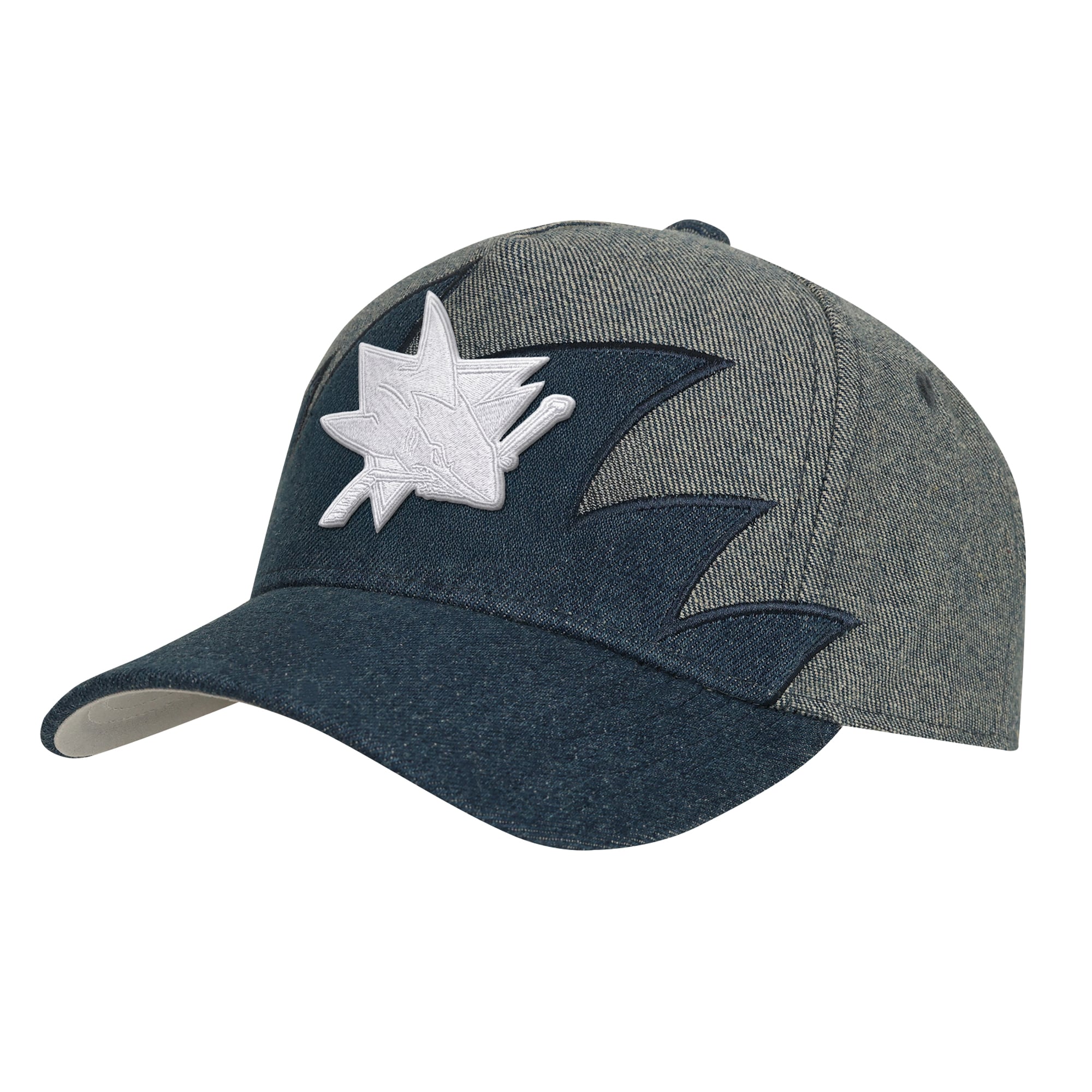 Youth Mitchell & Ness  Charcoal San Jose Sharks Denim Sharktooth Pro Pinch Snapback Hat