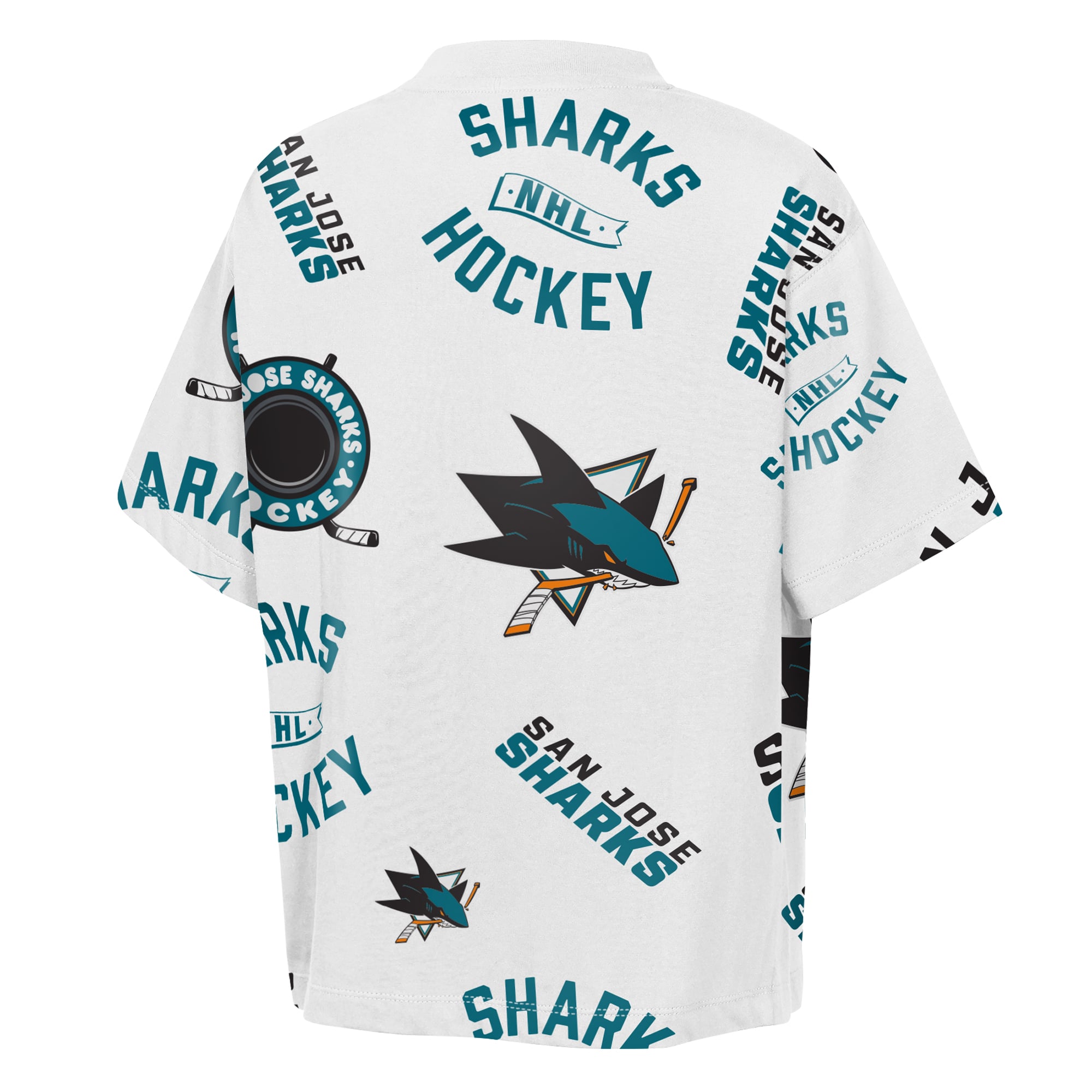 T-shirt blanc Outerstuff Youth San Jose Sharks Unstoppable Elevated