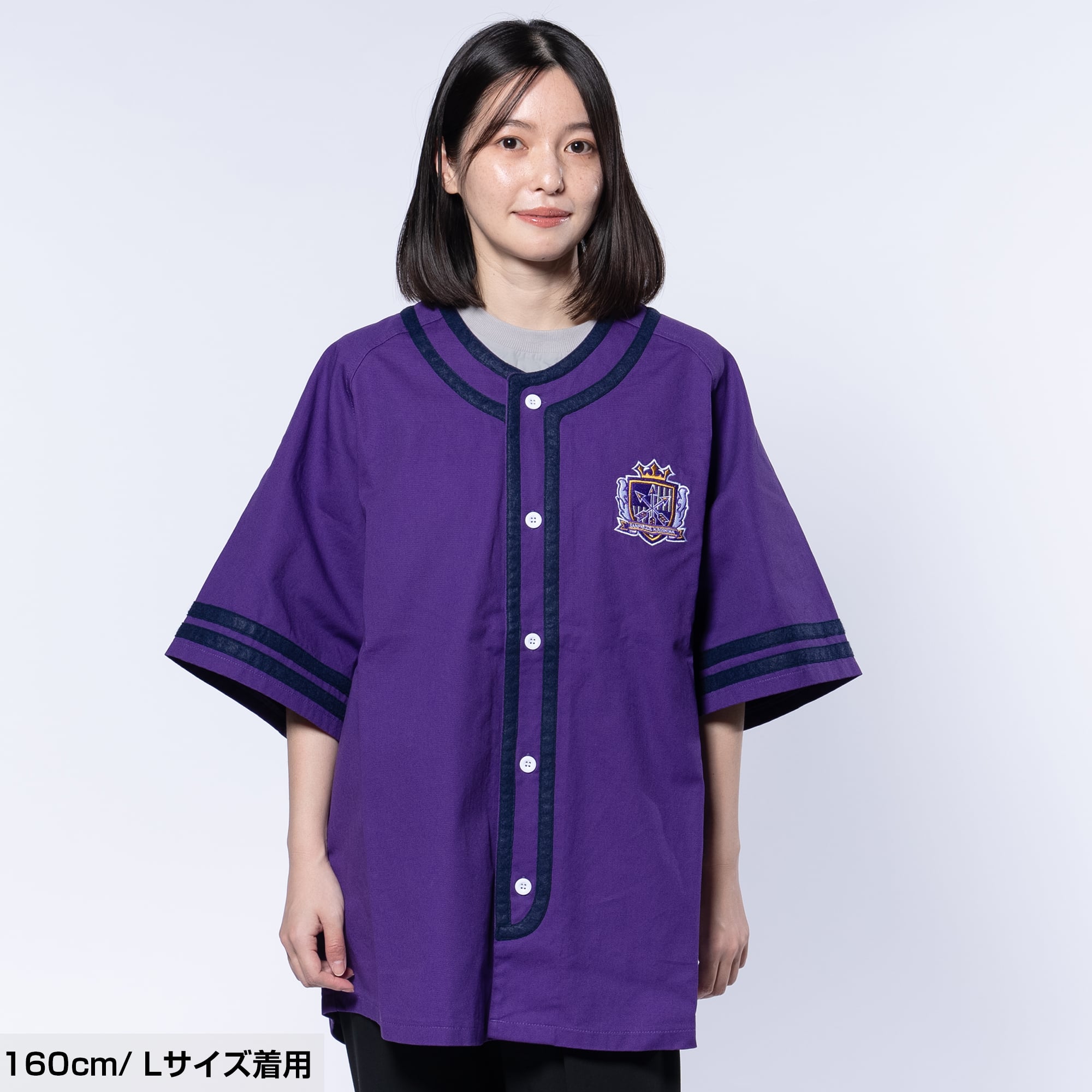 サンフレッチェ広島 ベースボールシャツ アイテム一覧 パープル J