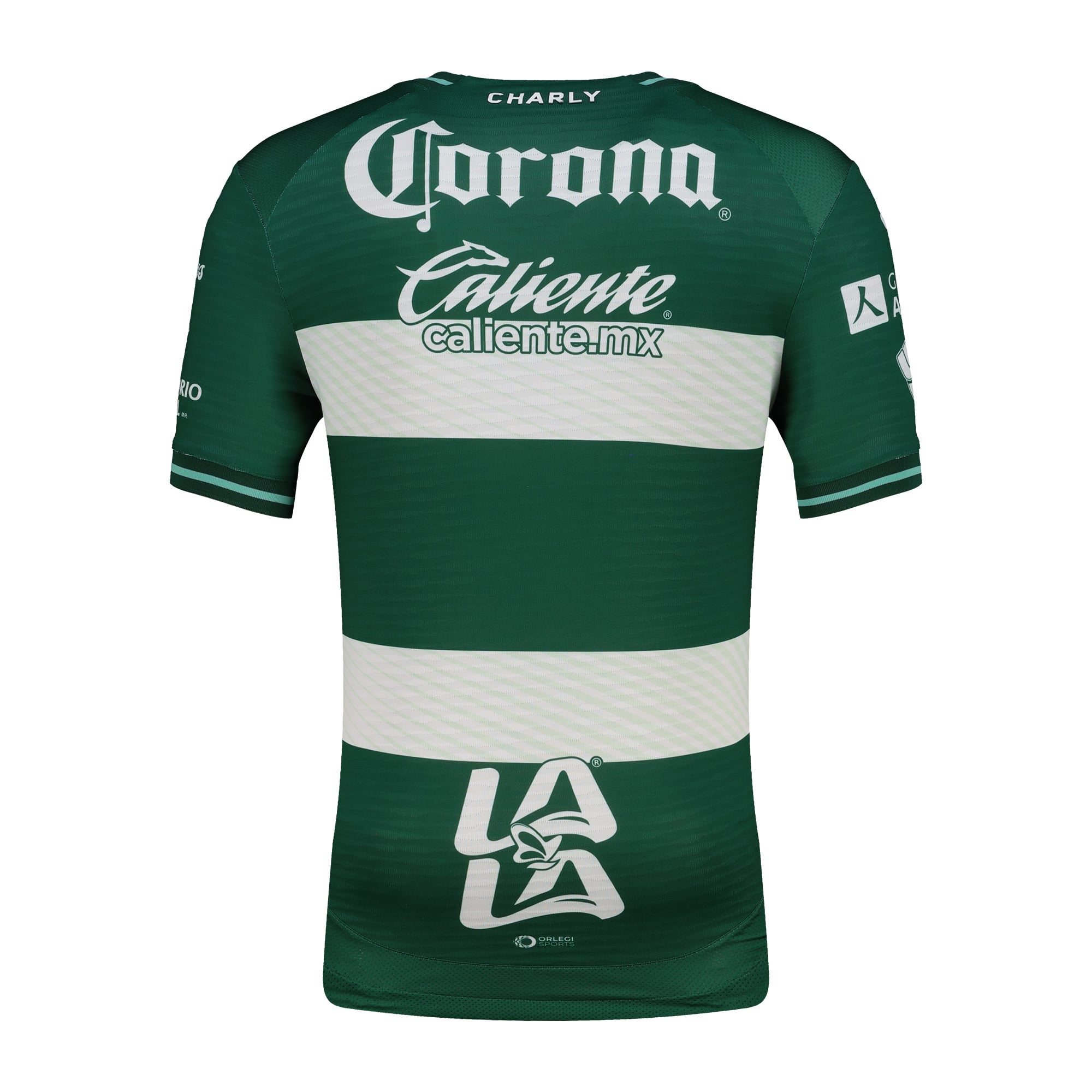 Men's Charly Green Santos Laguna 2026/27 Home Authentic Jersey