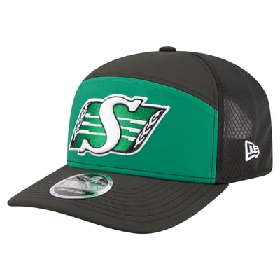 Saskatchewan Roughriders New Era 2026 Sideline 9SEVETNTY Adjustable Hat - Kelly Green