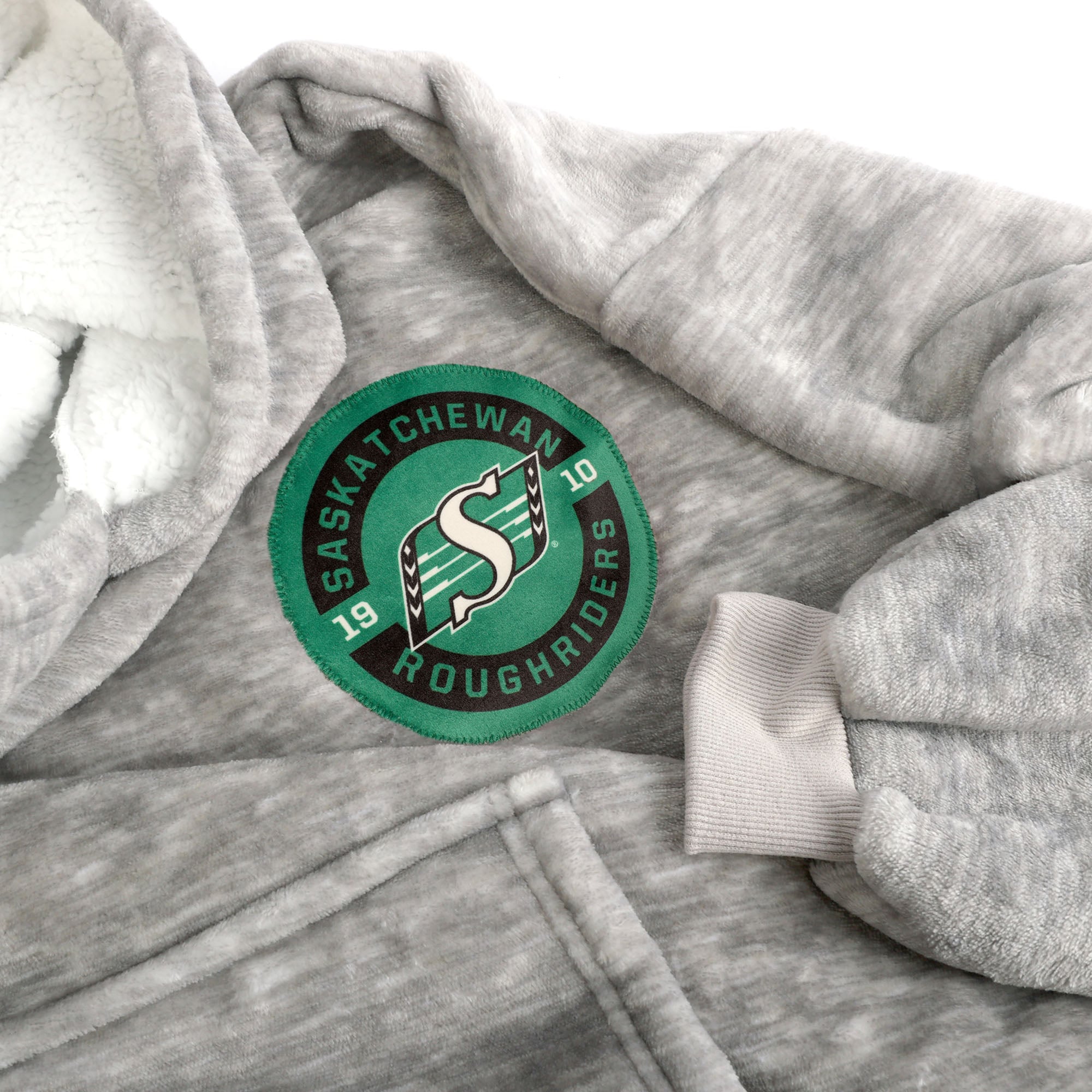 Couverture à capuche des Roughriders de la Saskatchewan