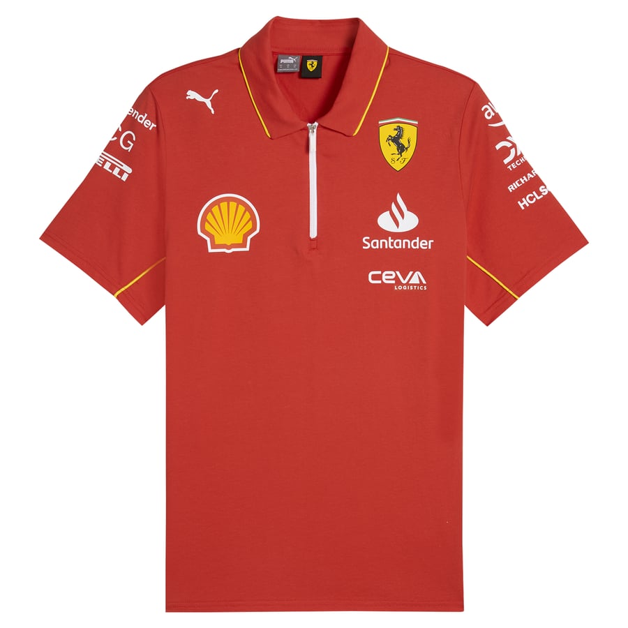 Puma Scuderia Ferrari Polo Shirt PUMA Scuderia Ferrari 2024 Team Polo