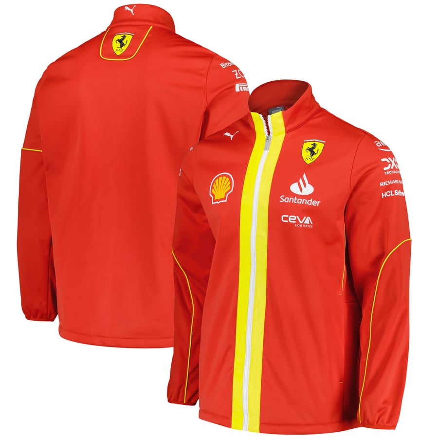 Generic Ferrari Jacket Scuderia Ferrari 2024 Team Softshell Jacket