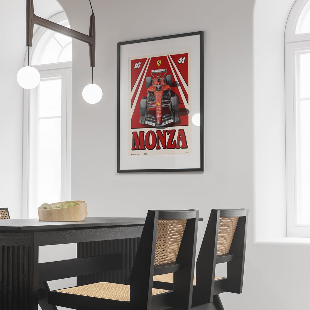 Scuderia Ferrari 26 Monza Special Livery 2026 Official Poster