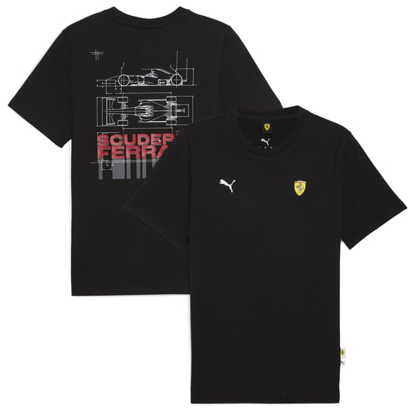 スクーデリア フェラーリ カー グラフィック T シャツ by Puma - ブラック