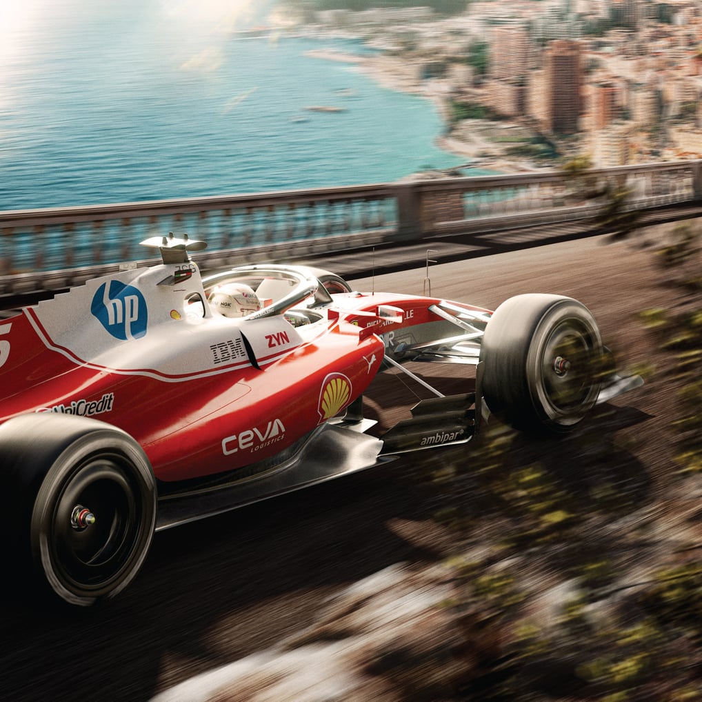 Scuderia Ferrari Charles Leclerc Monaco 2026 Official Poster