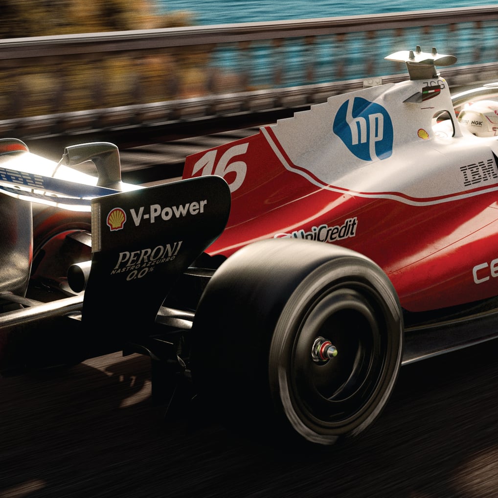 Scuderia Ferrari Charles Leclerc Monaco 2026 Official Poster