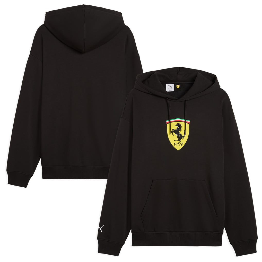 Scuderia Ferrari Scuderia Ferrari Puma Large Shield Hooded Sweat - Black